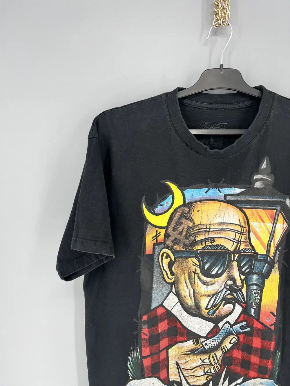 Rap Tees × Vintage Mens Vintage Shirt Crazy Hawaiian Size L Rap Style Size US XL / EU 56 / 4 - 4 Thumbnail