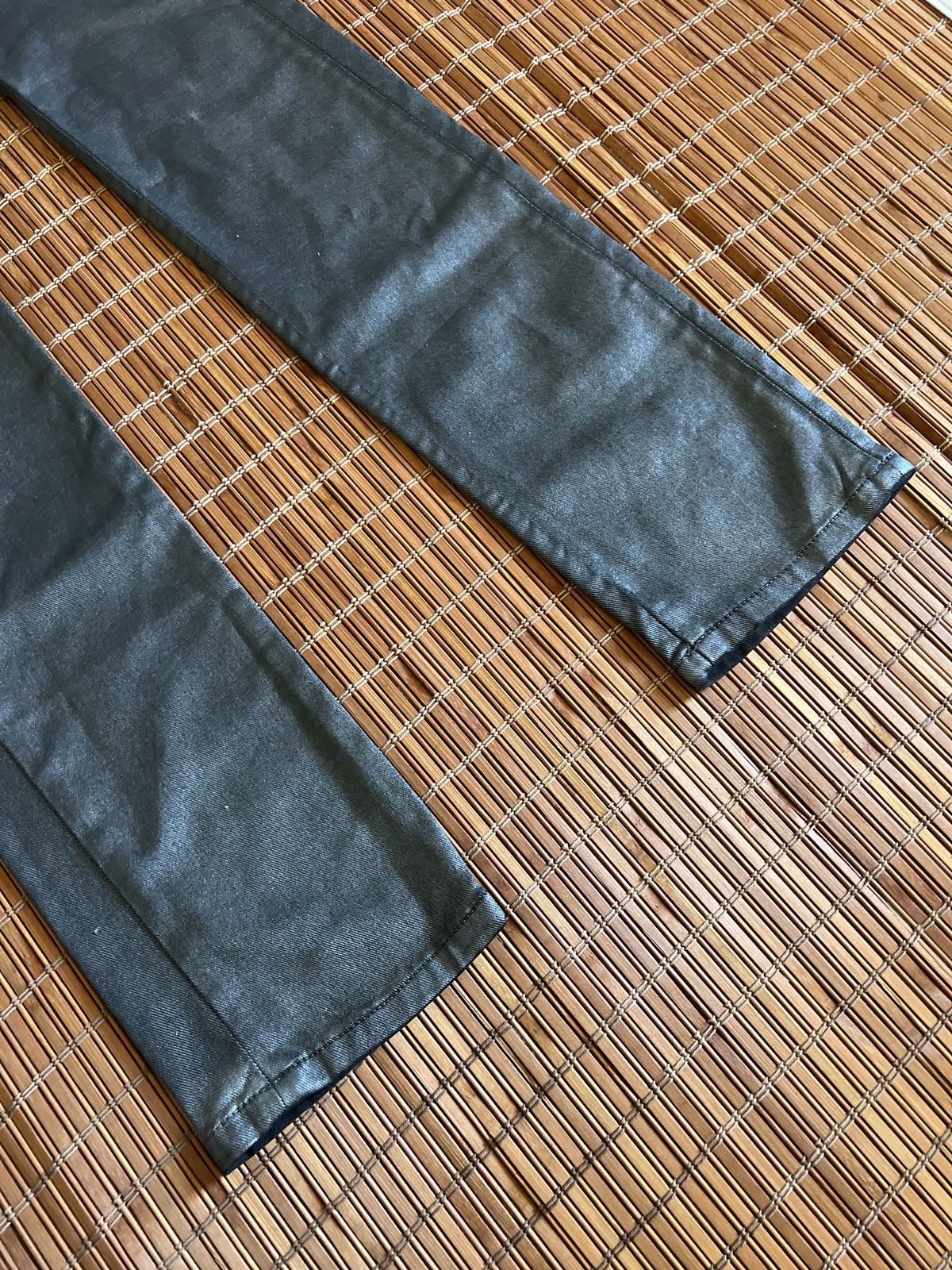 Other 75Faubourg gunmetal silver wax coated denim high waist jeans Size 26" / US 2 / IT 38 - 10 Thumbnail