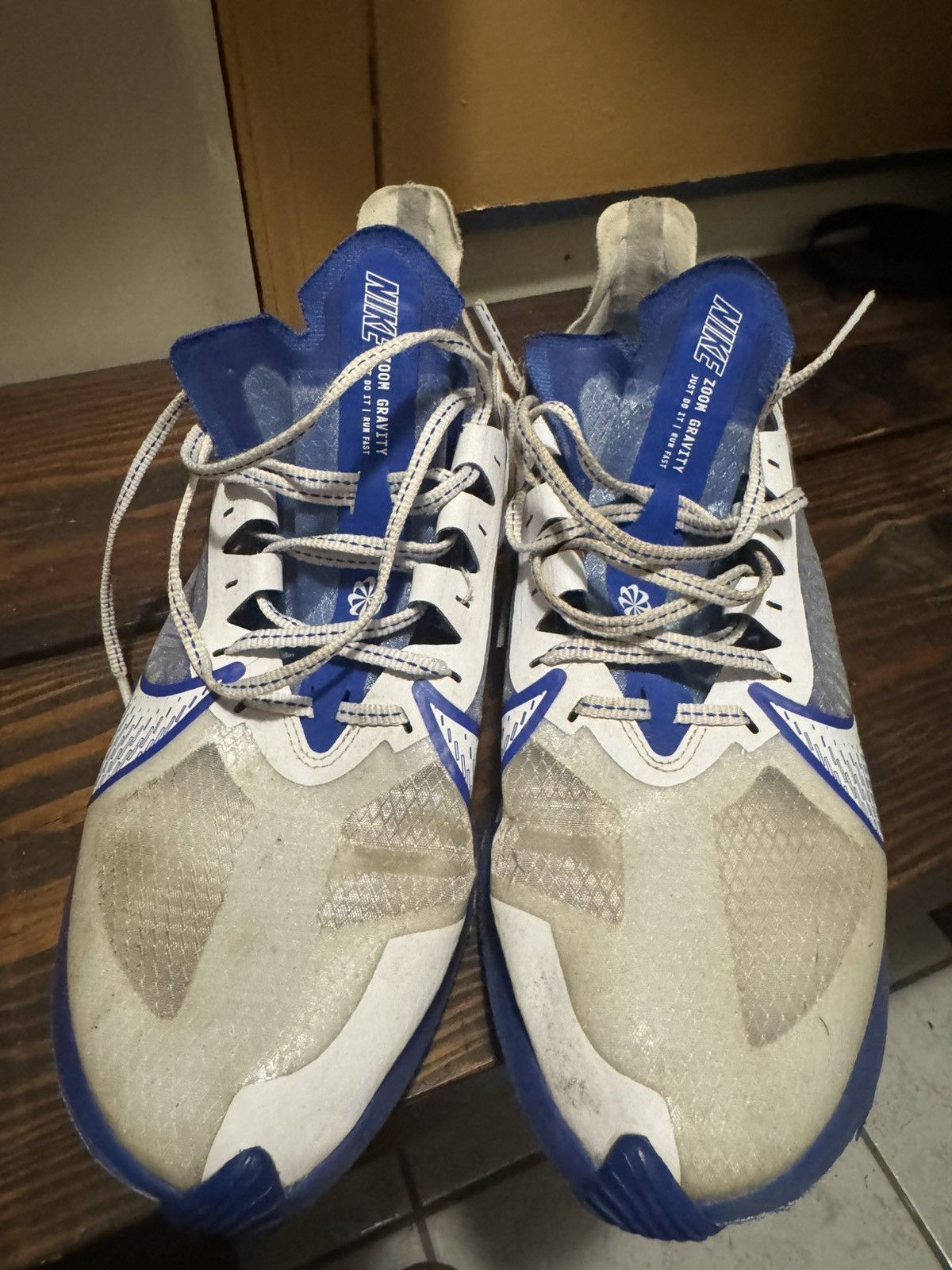 Nike Nike Zoom Gravity White Racer Blue Size US 10.5 / EU 43-44 - 2 Thumbnail