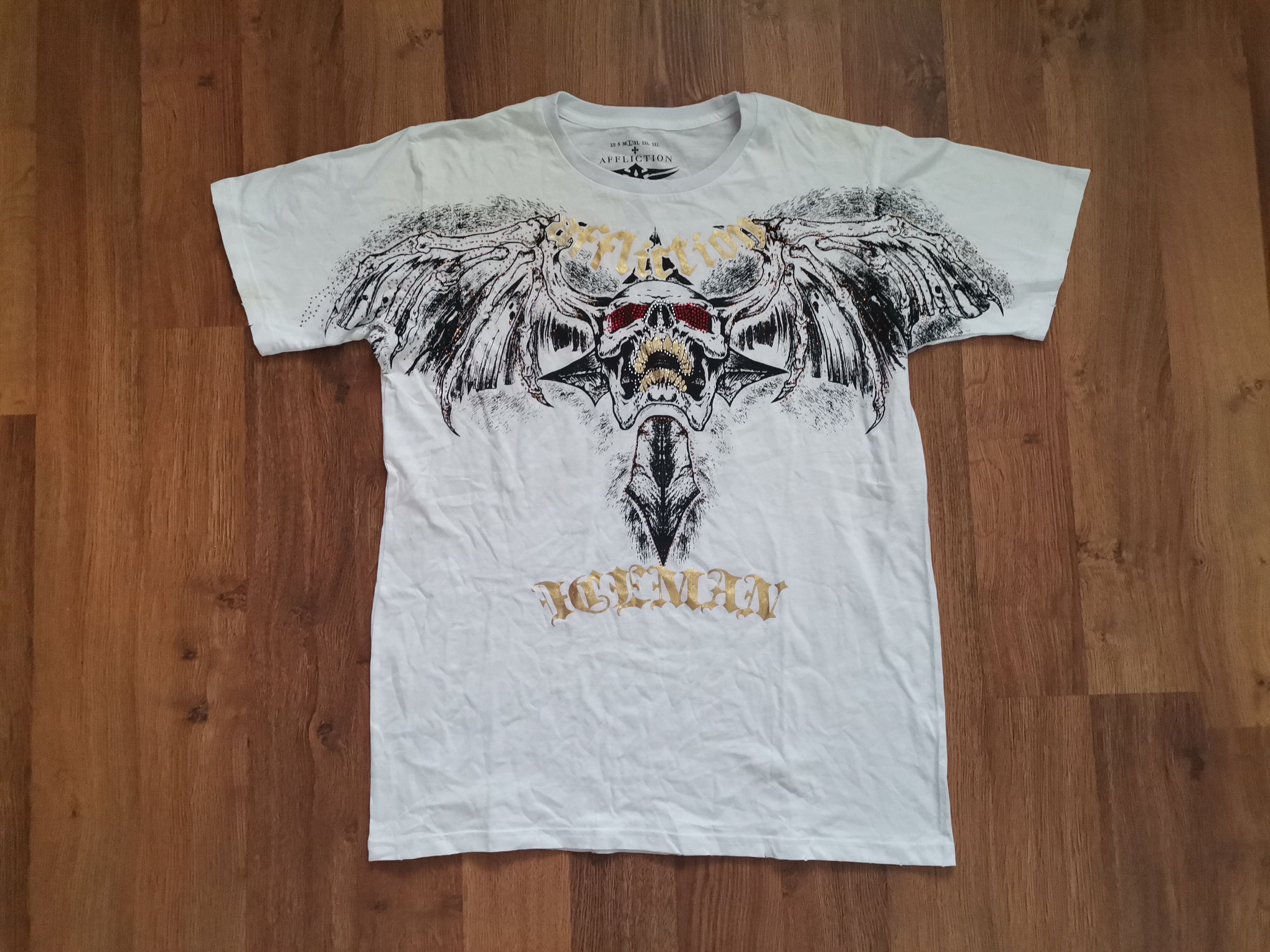 Affliction Affliction Distressed Skull Tee Size US L / EU 52-54 / 3 - 1 Thumbnail