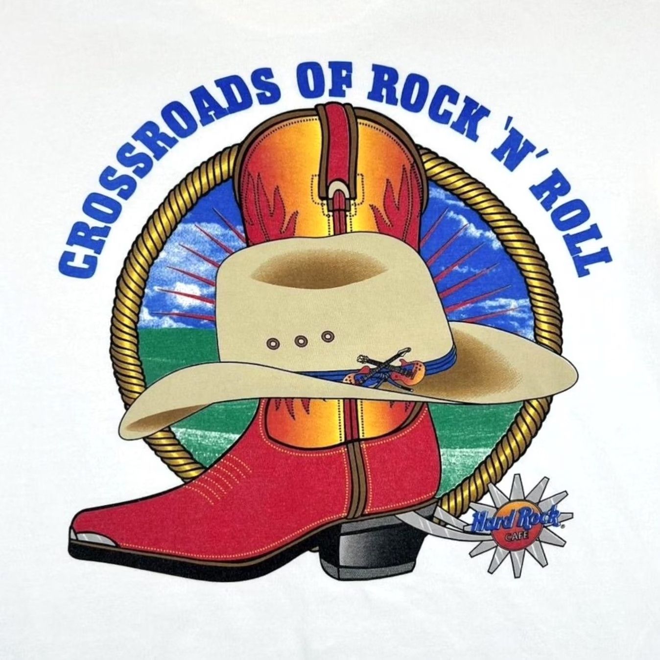 Hard Rock Cafe VINTAGE Hard Rock Cafe Nashville Graphic White T-Shirt L Mens 90s Shirt 1990s Size US L / EU 52-54 / 3 - 5 Thumbnail