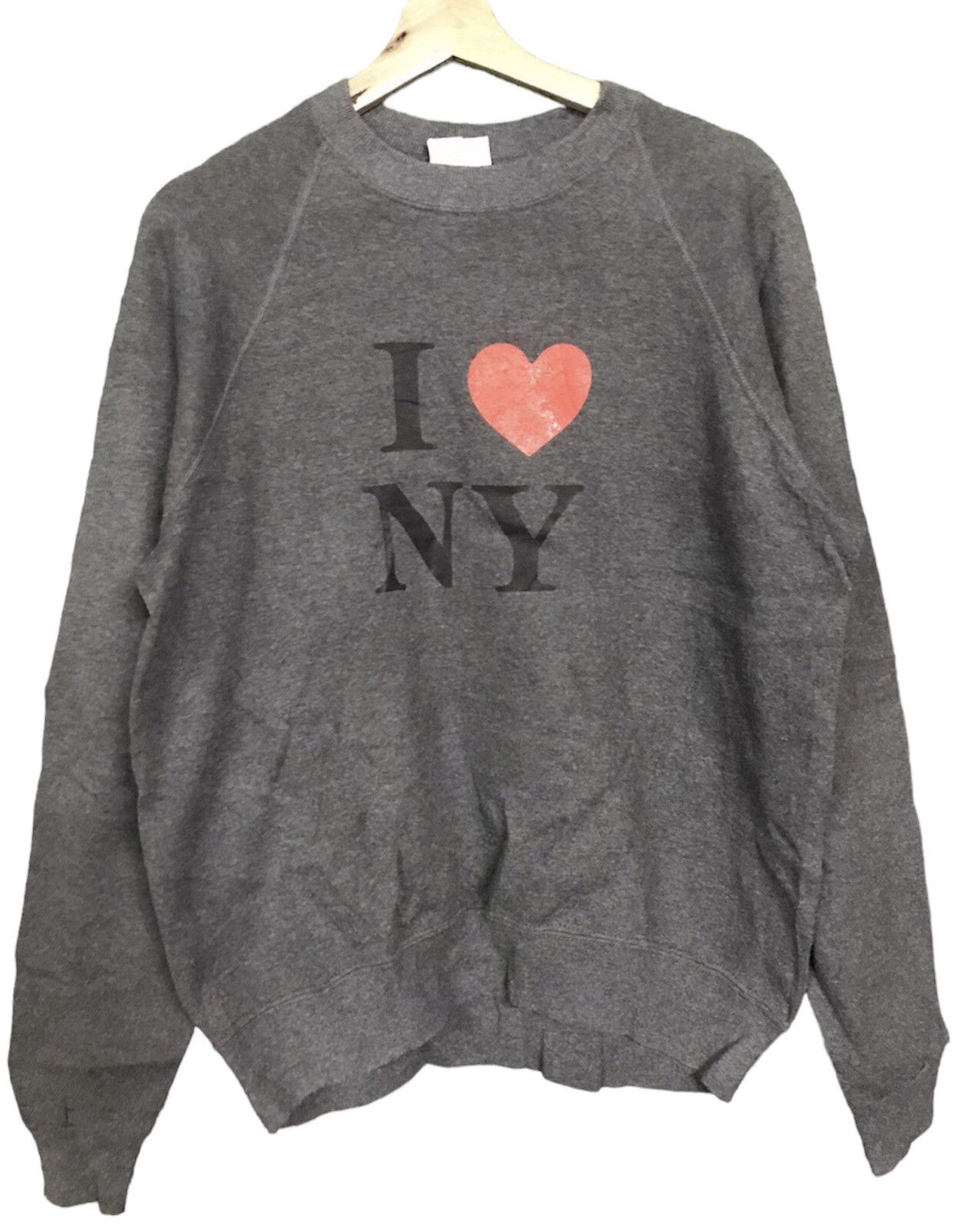 I love New York Sweatshirt Crewneck Pullover