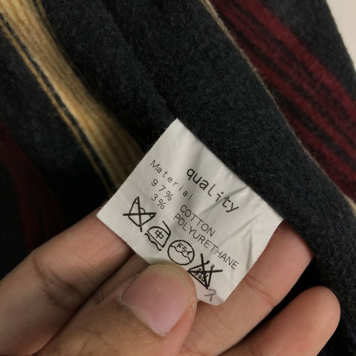 Japanese Brand 🔥VINTAGE BIKER JACKET BLANKET HEN BACTER ISSEY MIYAKE Size US L / EU 52-54 / 3 - 22 Thumbnail