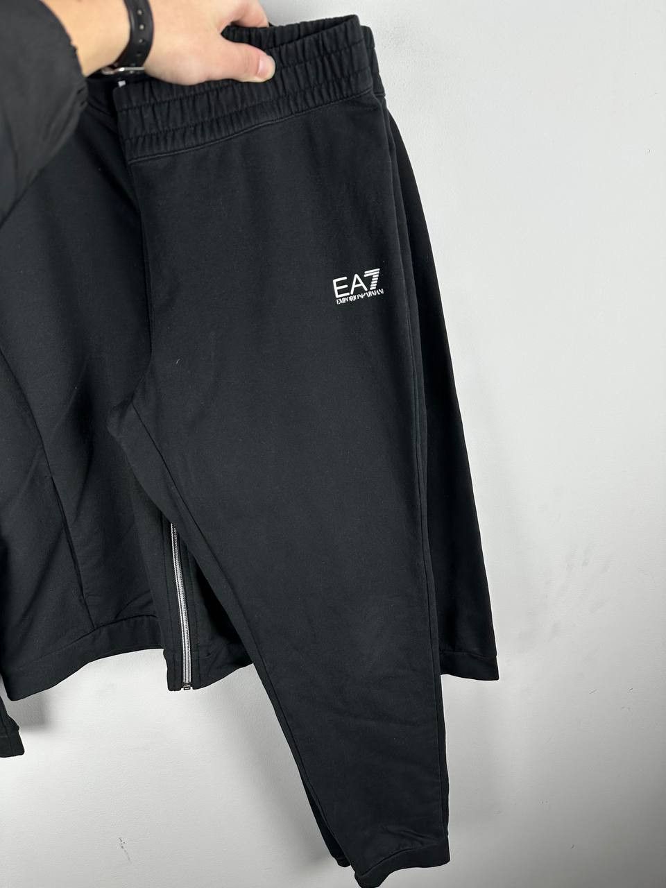 Emporio Armani Emporio Armani EA7 Black Big Logo Tracksuits Size L / US 10 / IT 46 - 9 Thumbnail