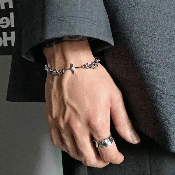 VIBE STAR Silver Bracelet Size ONE SIZE - 1 Thumbnail