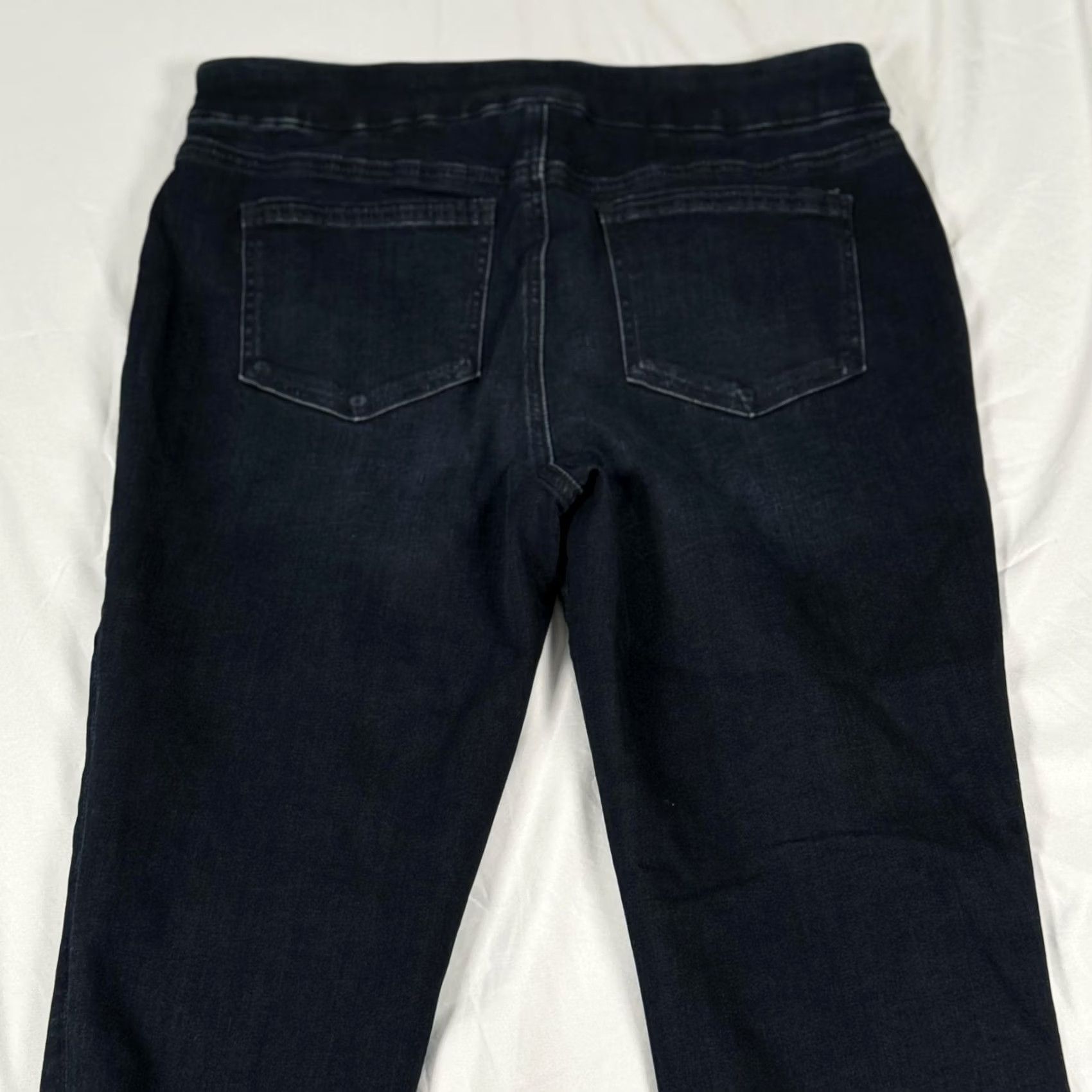 Vintage Chicos Womens Jegging Jeans 8R Dark Wash Sequin Crop Embellished Size 30" / US 8 / IT 44 - 7 Thumbnail