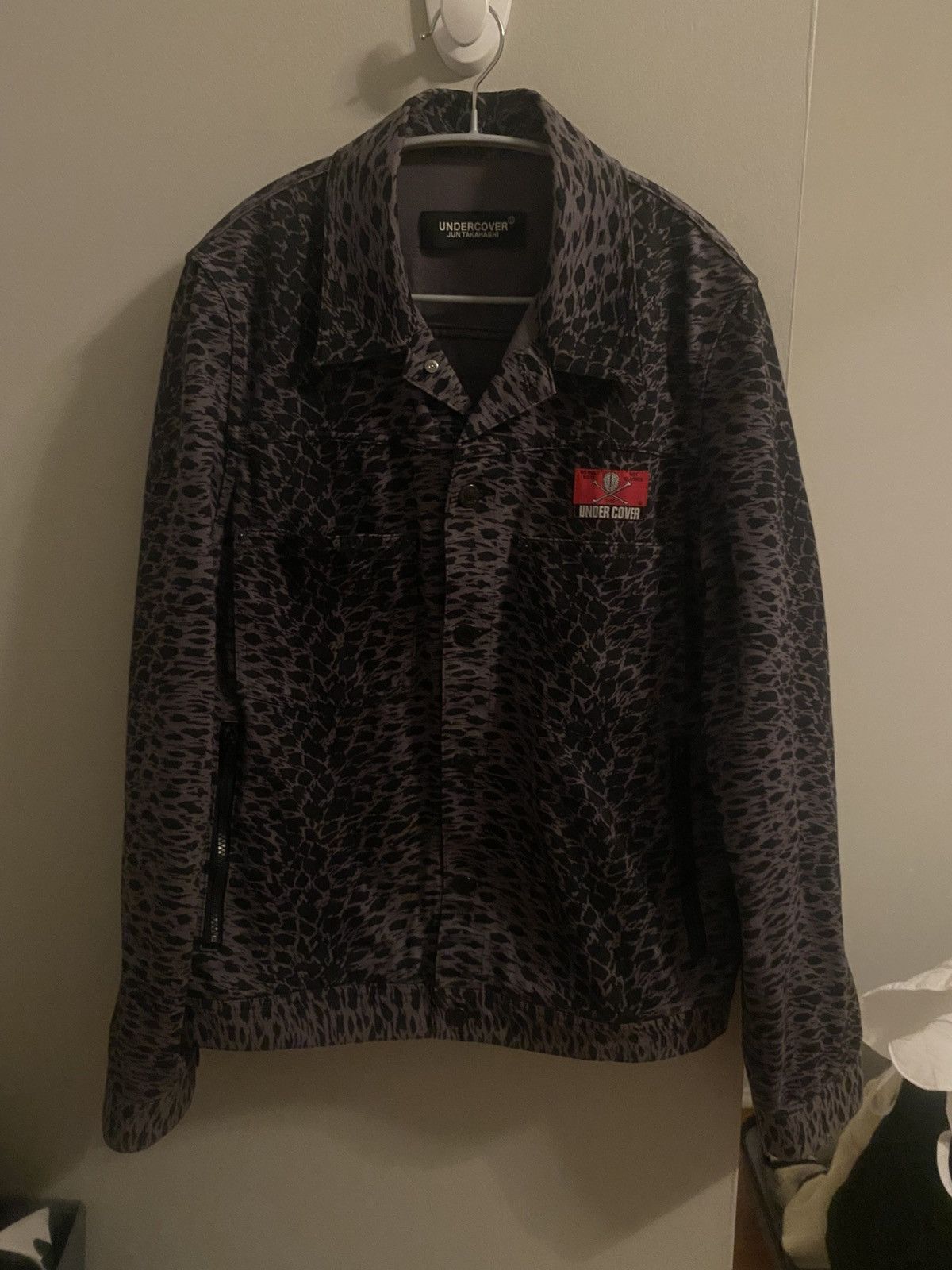 Undercover 18ss lavender alligator print trucker Size US M / EU 48-50 / 2 - 3 Thumbnail