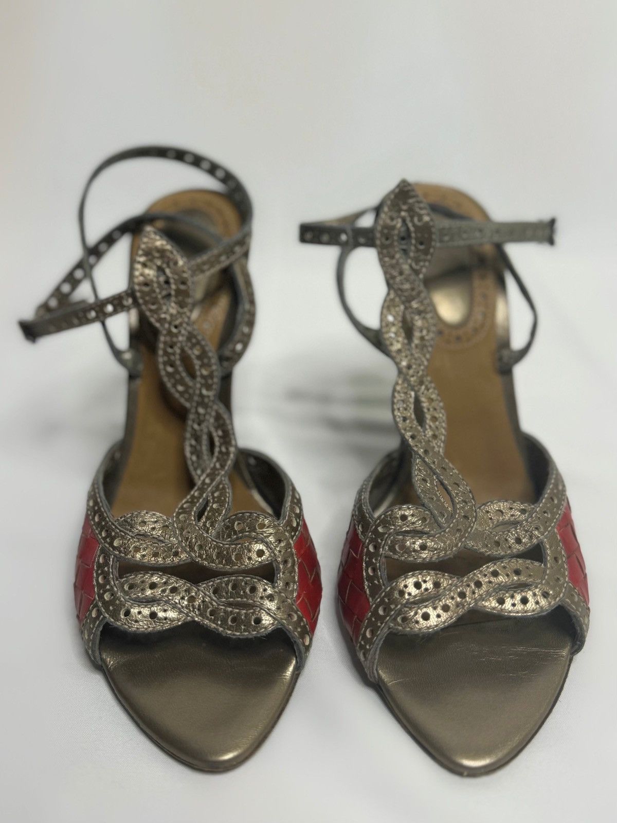 Bottega Veneta × Vintage Vintage Bottega Heels Size US 8 / IT 38 - 3 Thumbnail