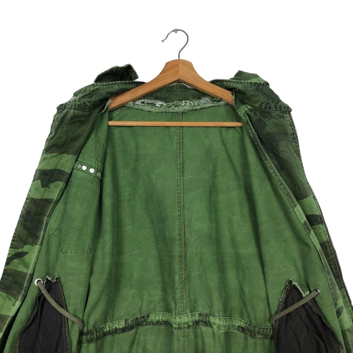 Hysteric Glamour 🔥VINTAGE MIKITARY CAMOUFLAGE PARKA JACKET BIG LOGO DESIGN Size US M / EU 48-50 / 2 - 16 Thumbnail