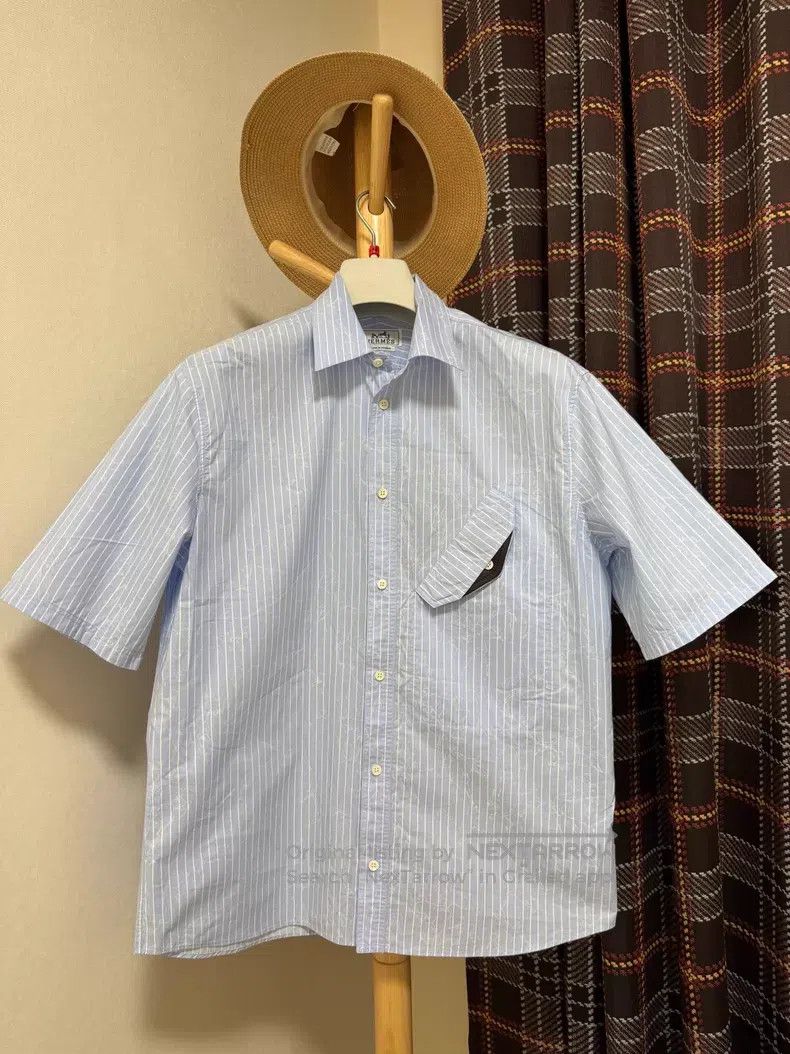 Hermes Hermes Jacket Shirt, Short Sleeve Top. Equestrian Sport Pa Size US XXS / EU 40 - 1 Thumbnail