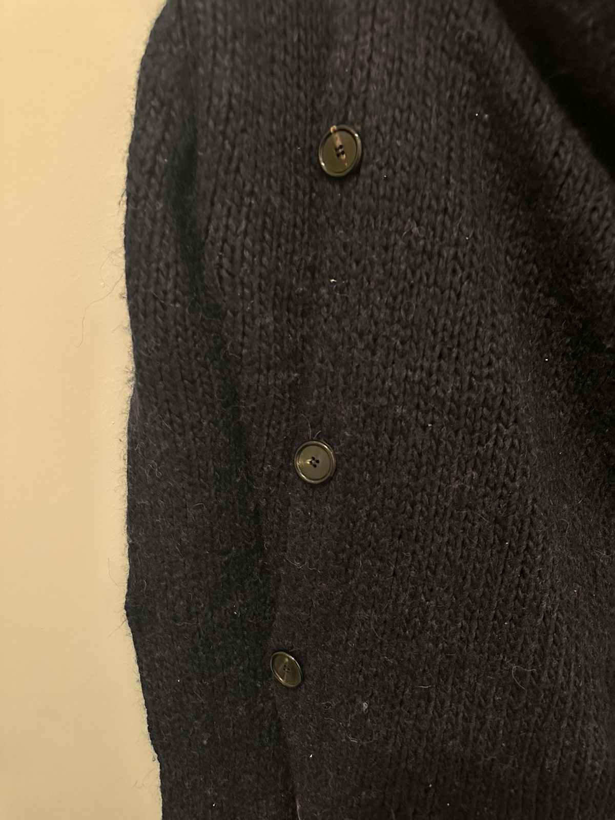 Ann Demeulemeester Ann Demeulemeester Alpaca Wool Asymmetrical Cardigan Size S / US 4 / IT 40 - 4 Thumbnail