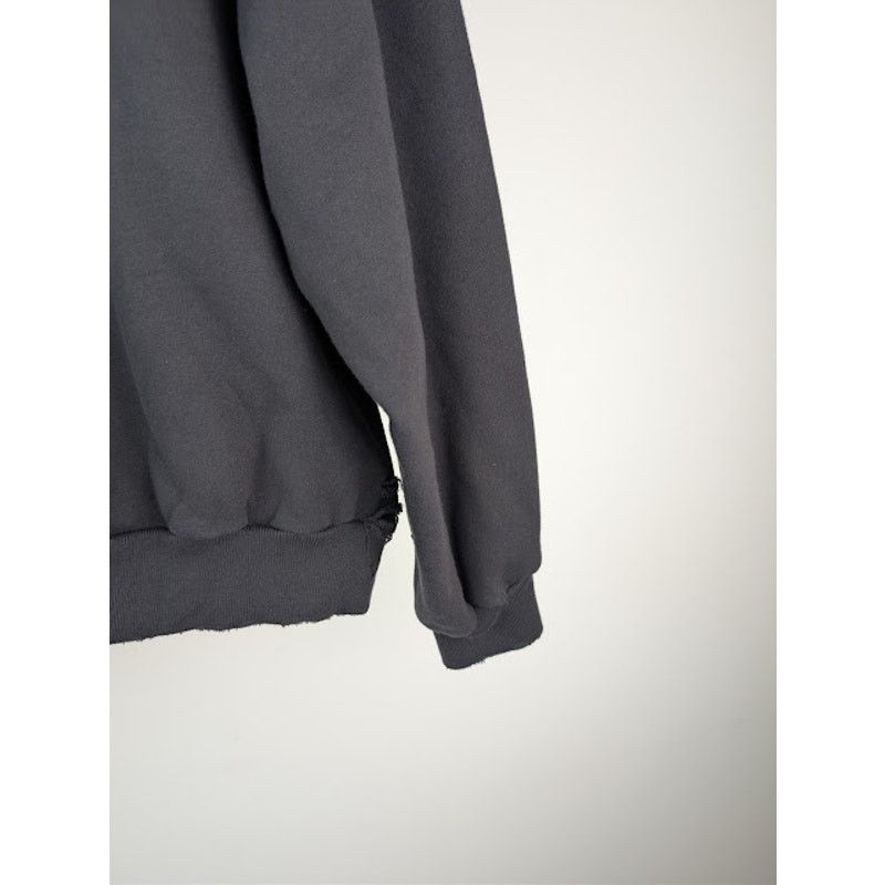 Balenciaga o1rshd1 Planet Earth Molleton Arch Zip-Up Hoodie in Black Size US M / EU 48-50 / 2 - 13 Thumbnail