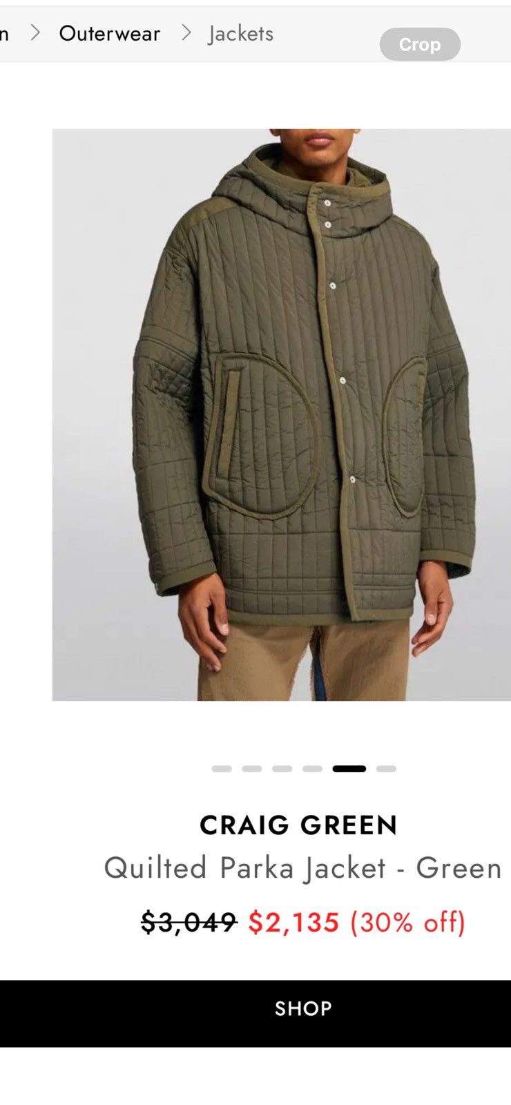 Craig Green Craig Green men’s oversized parka. M. $3300 Size US L / EU 52-54 / 3 - 1 Thumbnail