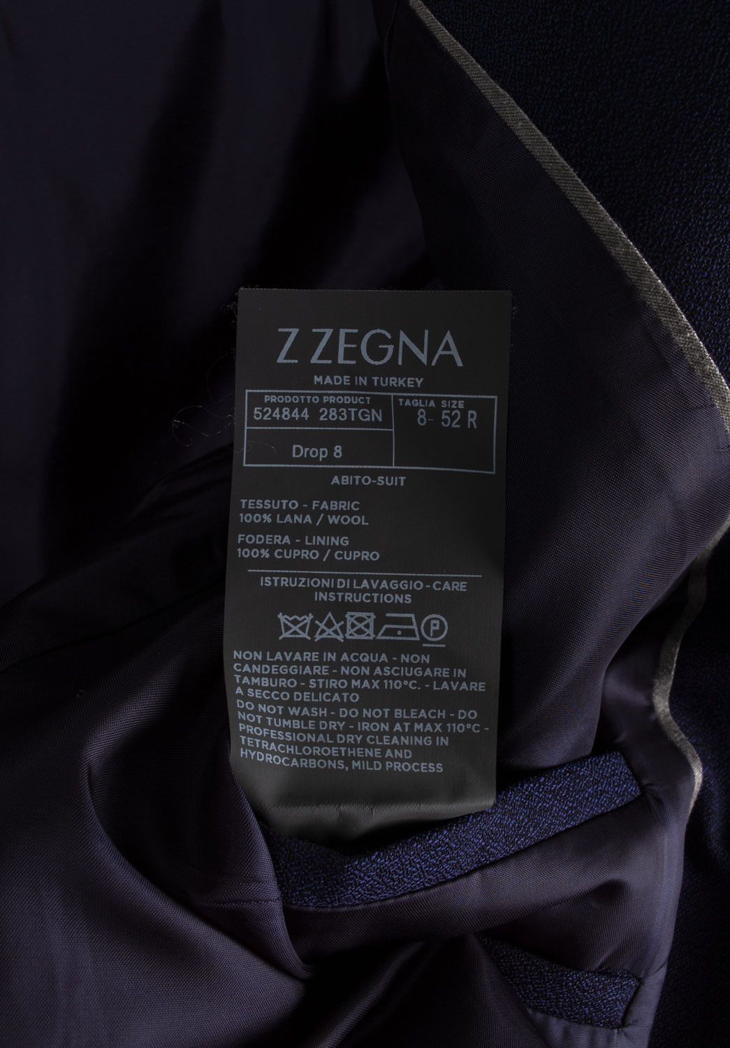Z Zegna Z Zegna Men Blazer Jacket 2 button Size 52R/Large, S1124 Size US L / EU 52-54 / 3 - 7 Thumbnail