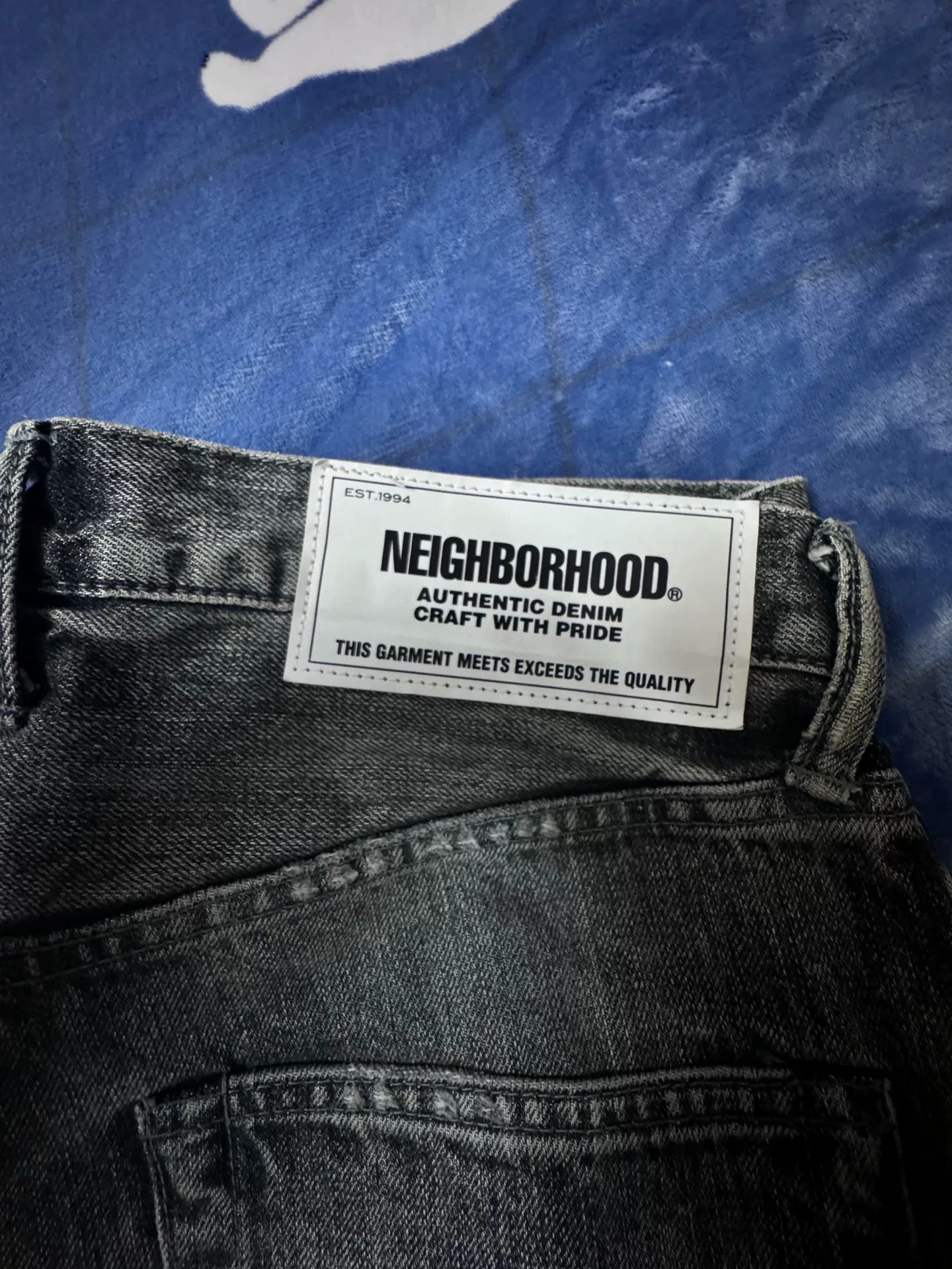 Neighborhood neighborhood jeans with mid-fit and minimal wear Size US 32 / EU 48 - 6 Thumbnail