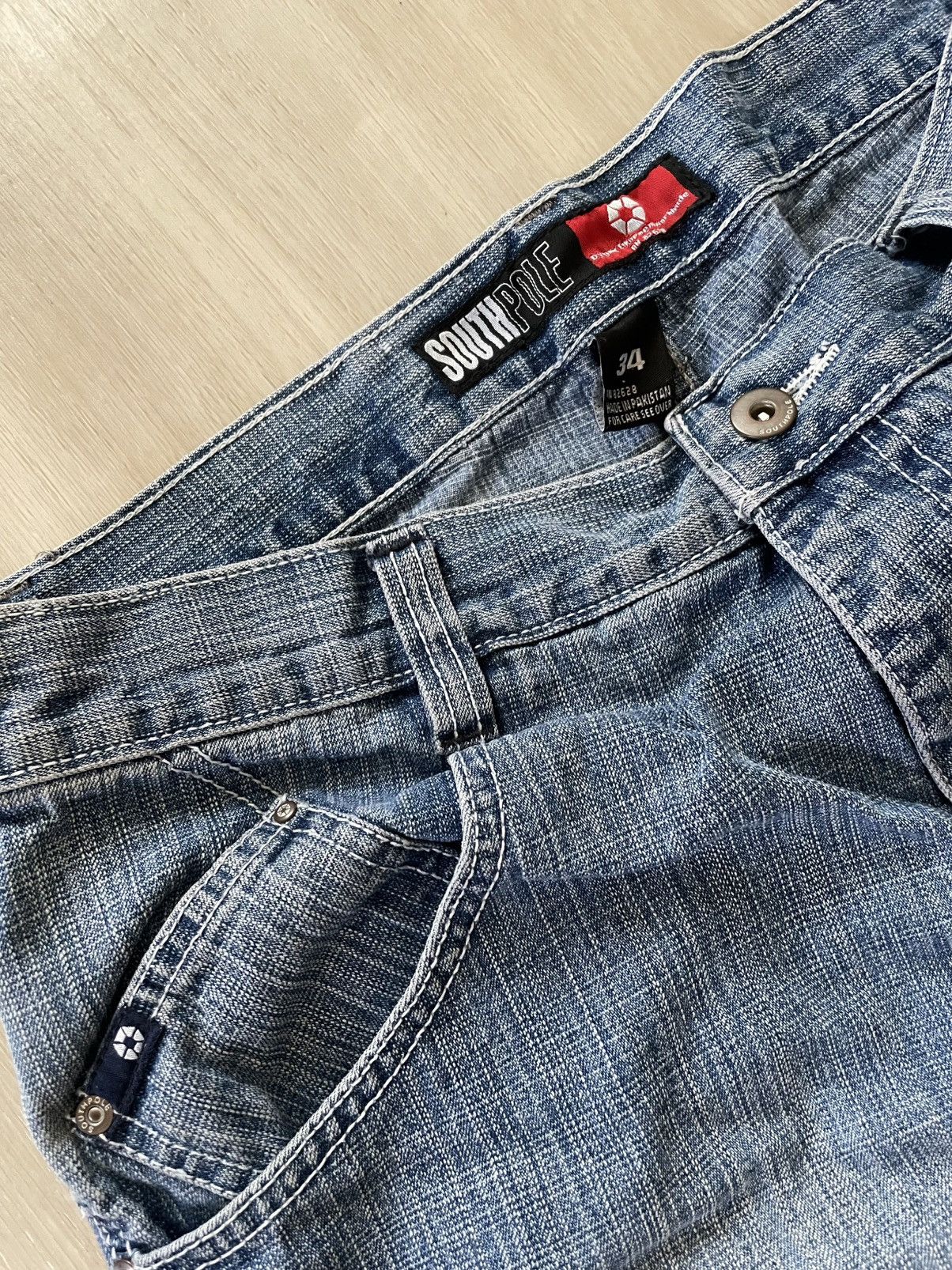 Southpole × Vintage Vintage Southpole Carpenter Denim Jorts Sz 34x18.5 Size US 34 / EU 50 - 3 Thumbnail