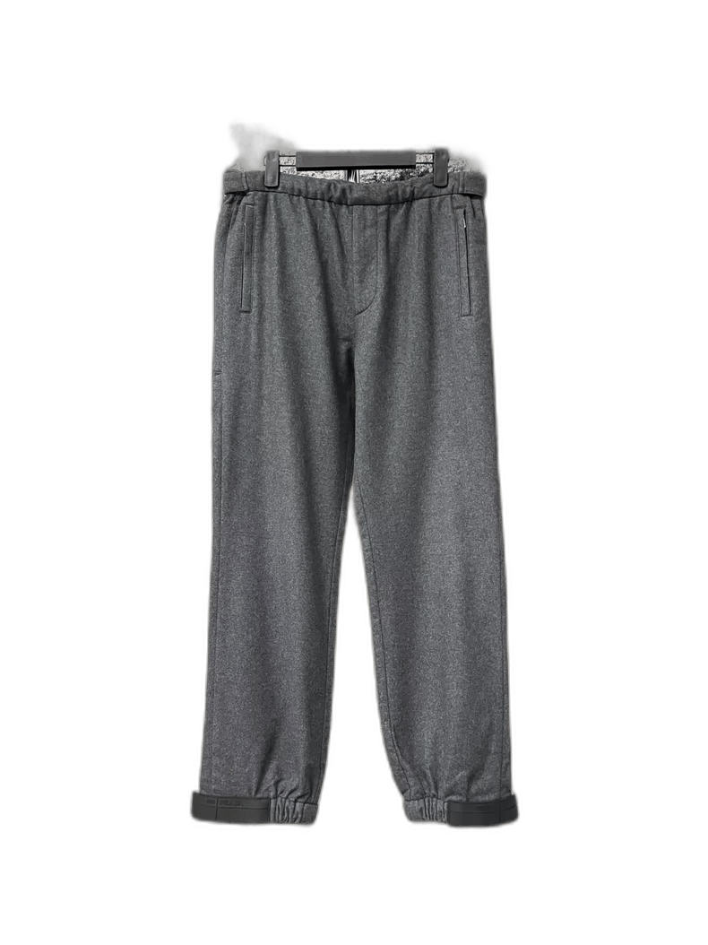 Prada Prada Wool Patch Triangular Logo Pants-2506 Size US 44 / EU 60 - 1 Thumbnail