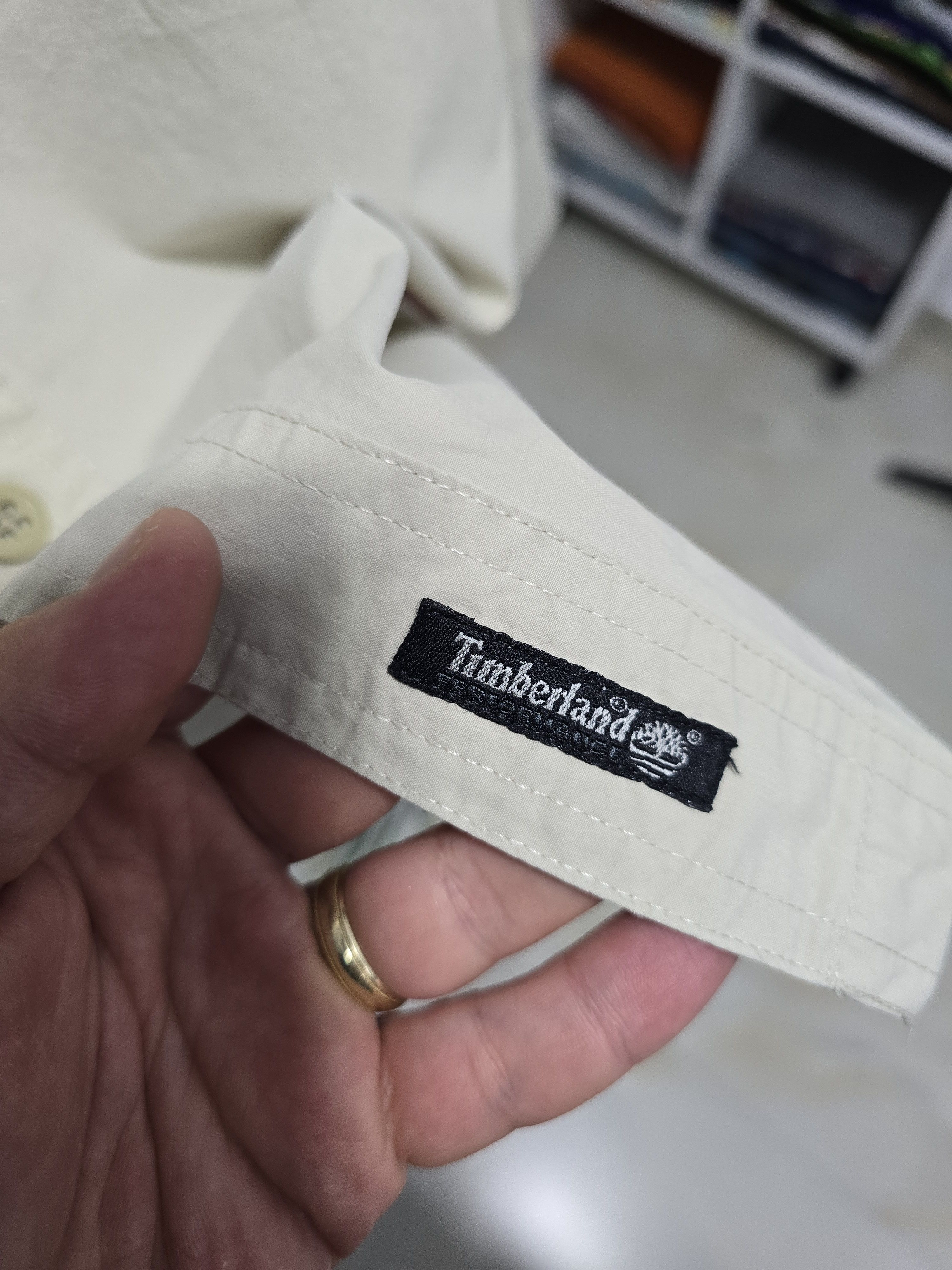 Timberland × Vintage TIMBERLAND shirt Men 1999 VINTAGE like new condition Size US L / EU 52-54 / 3 - 4 Thumbnail
