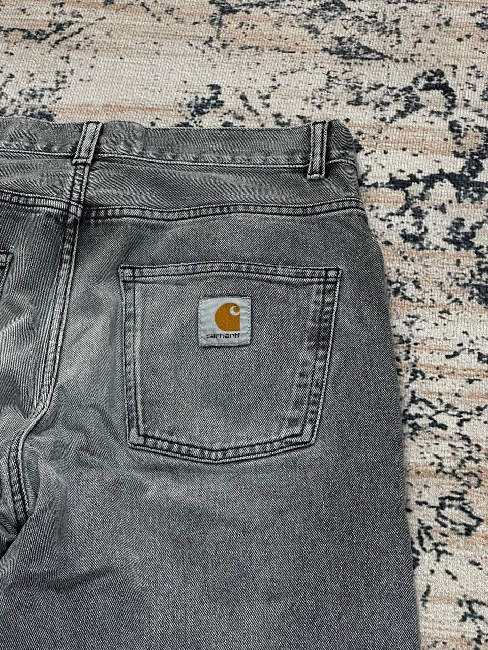 Carhartt Vintage Carhartt Grey Heavy Jeans Baggy Size US 29 - 4 Thumbnail