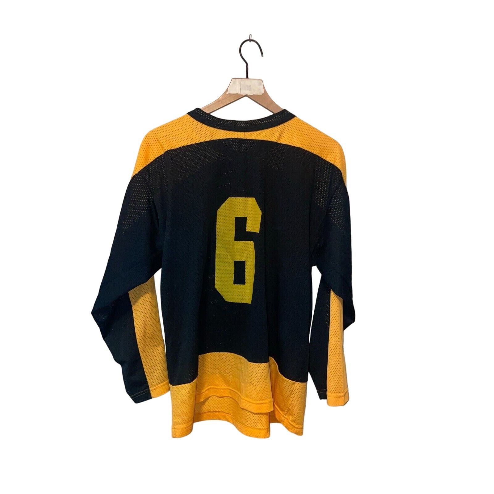 Vintage Vintage Hattem Hockey Jersey Black Yellow NHL 90s VTG Large Size US L / EU 52-54 / 3 - 5 Thumbnail
