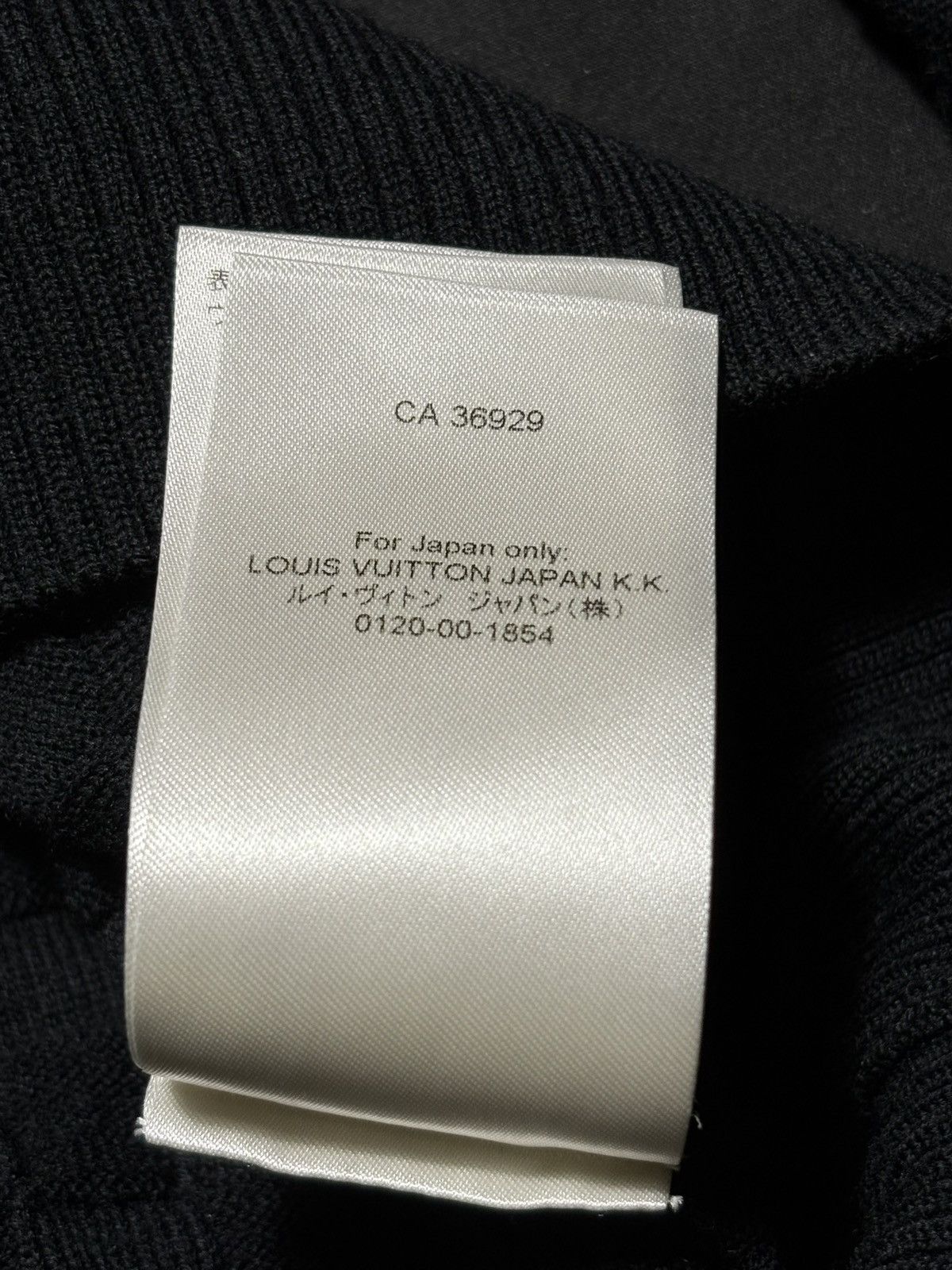 Louis Vuitton Louis Vuitton Black Wool Crewneck - Size M Size US M / EU 48-50 / 2 - 6 Thumbnail