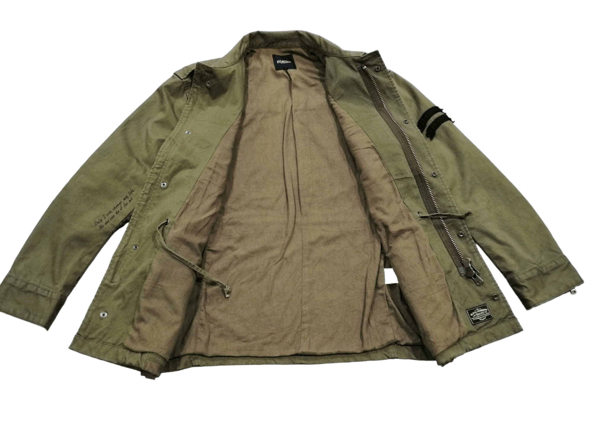 Vanquish Black By Vanquish Military Style Zipper Jacket Size US M / EU 48-50 / 2 - 3 Thumbnail