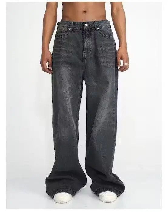 VIBE Baggy Flared Denim Jeans Size US 30 / EU 46 - 1 Thumbnail