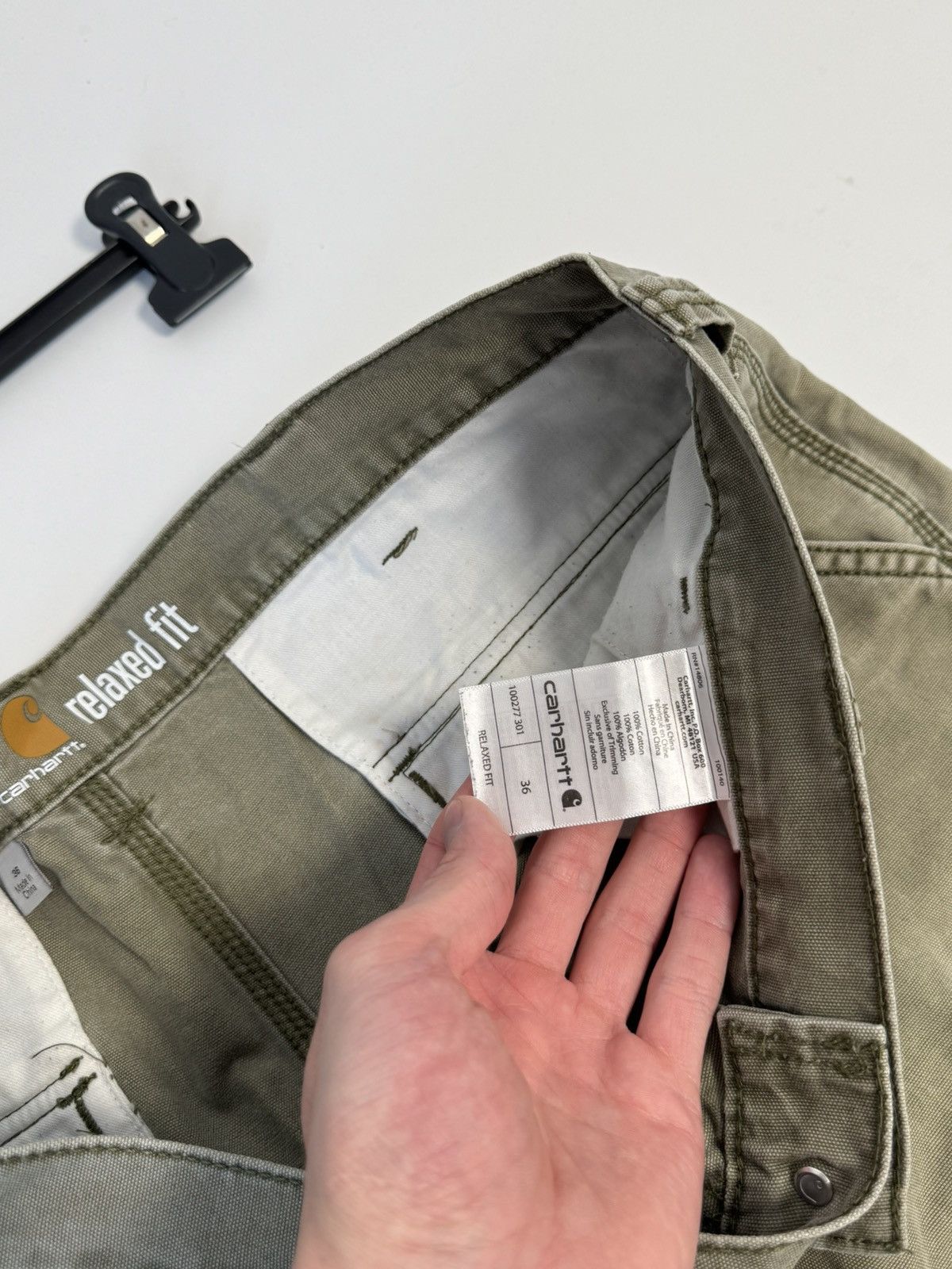 Carhartt Carhartt Relaxed Fit Cargo Short 36 earth olive distress wip Size US 36 / EU 52 - 11 Thumbnail