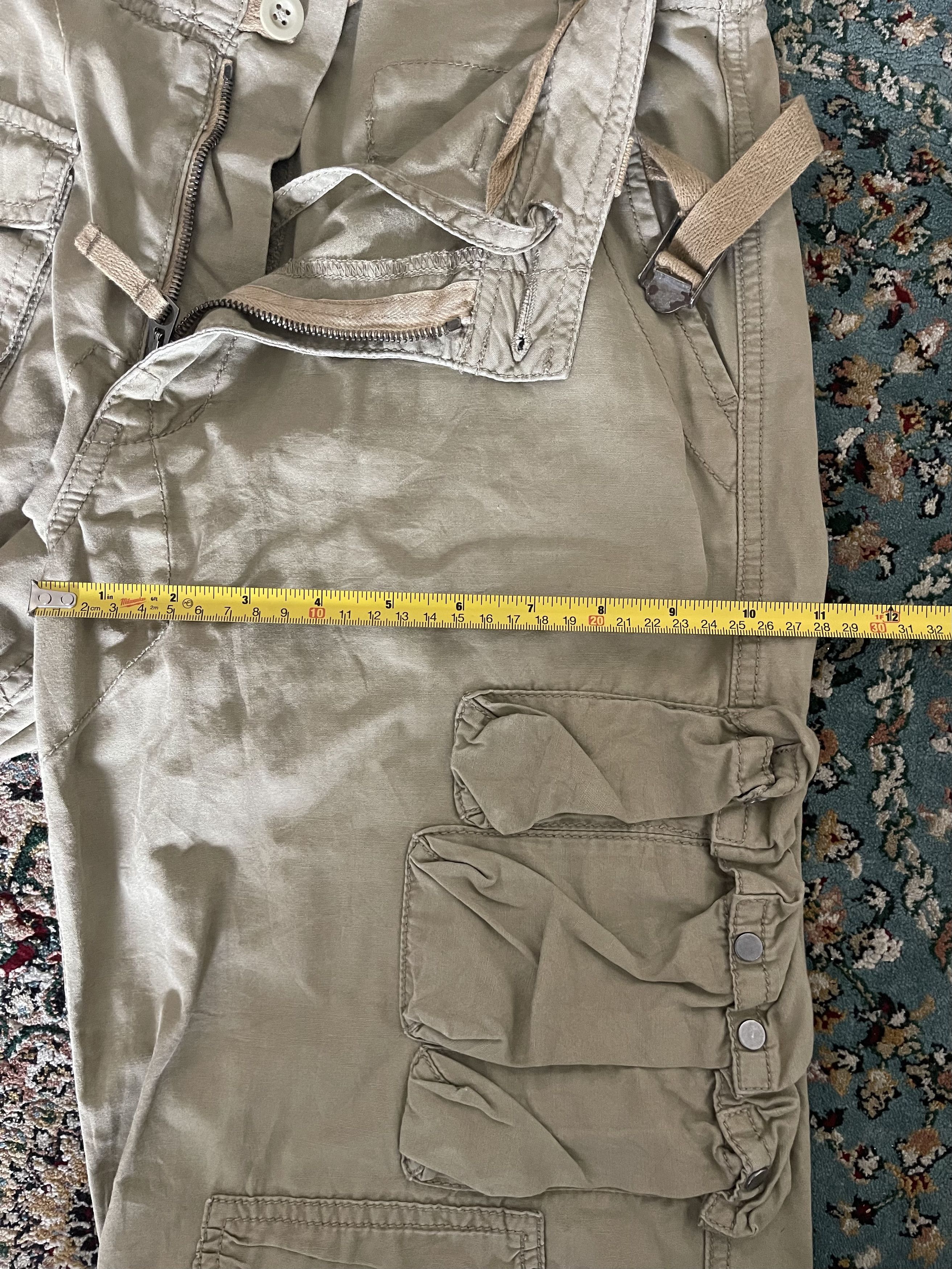 Polo Ralph Lauren Vtg Polo Multipocket Tactical Cargo Beige Sz 30 Travis Scott Size US 29 - 12 Thumbnail