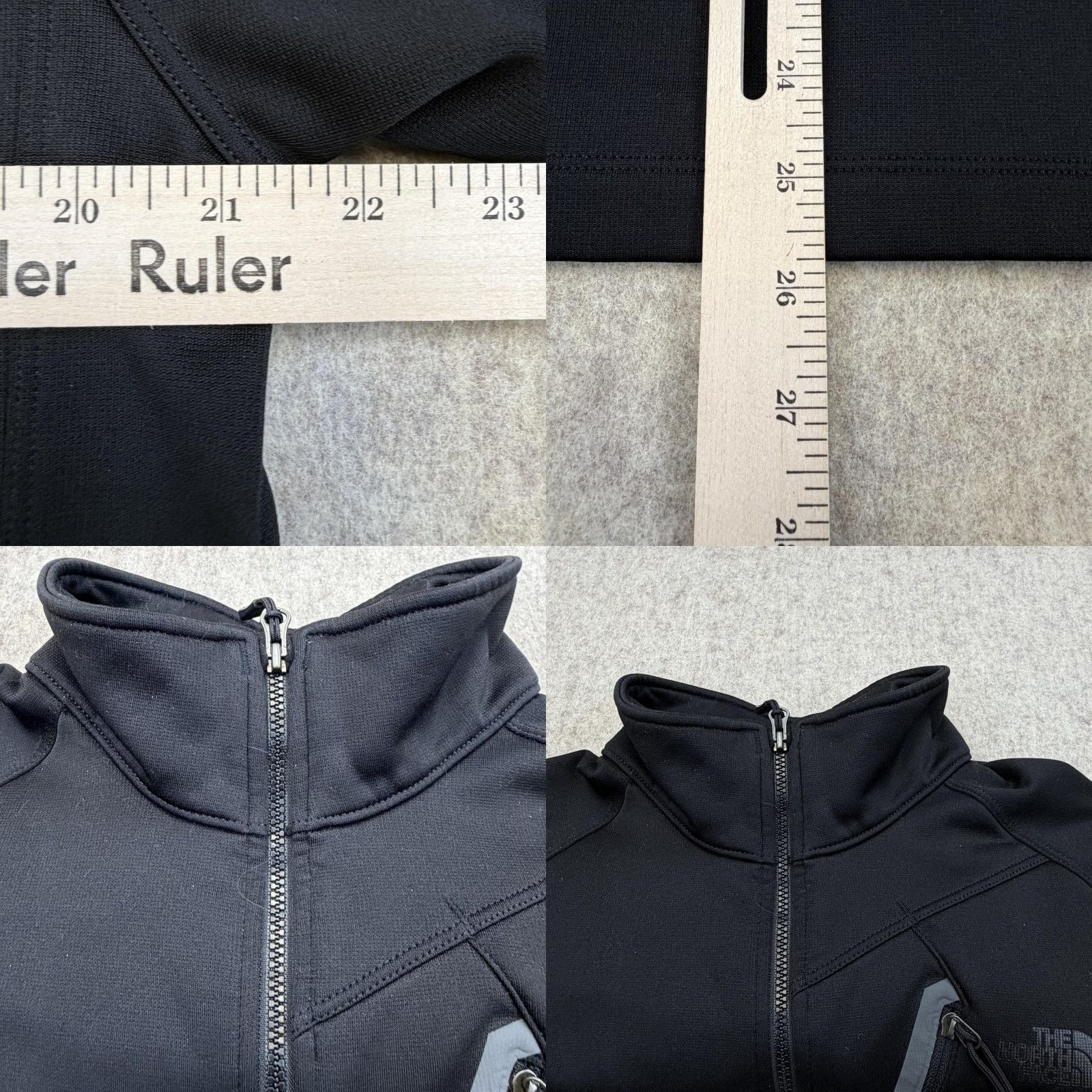 The North Face The North Face Pullover Mens Large Black Quarter Zip Fleece Sweatshirt Outdoor Size US L / EU 52-54 / 3 - 9 Thumbnail