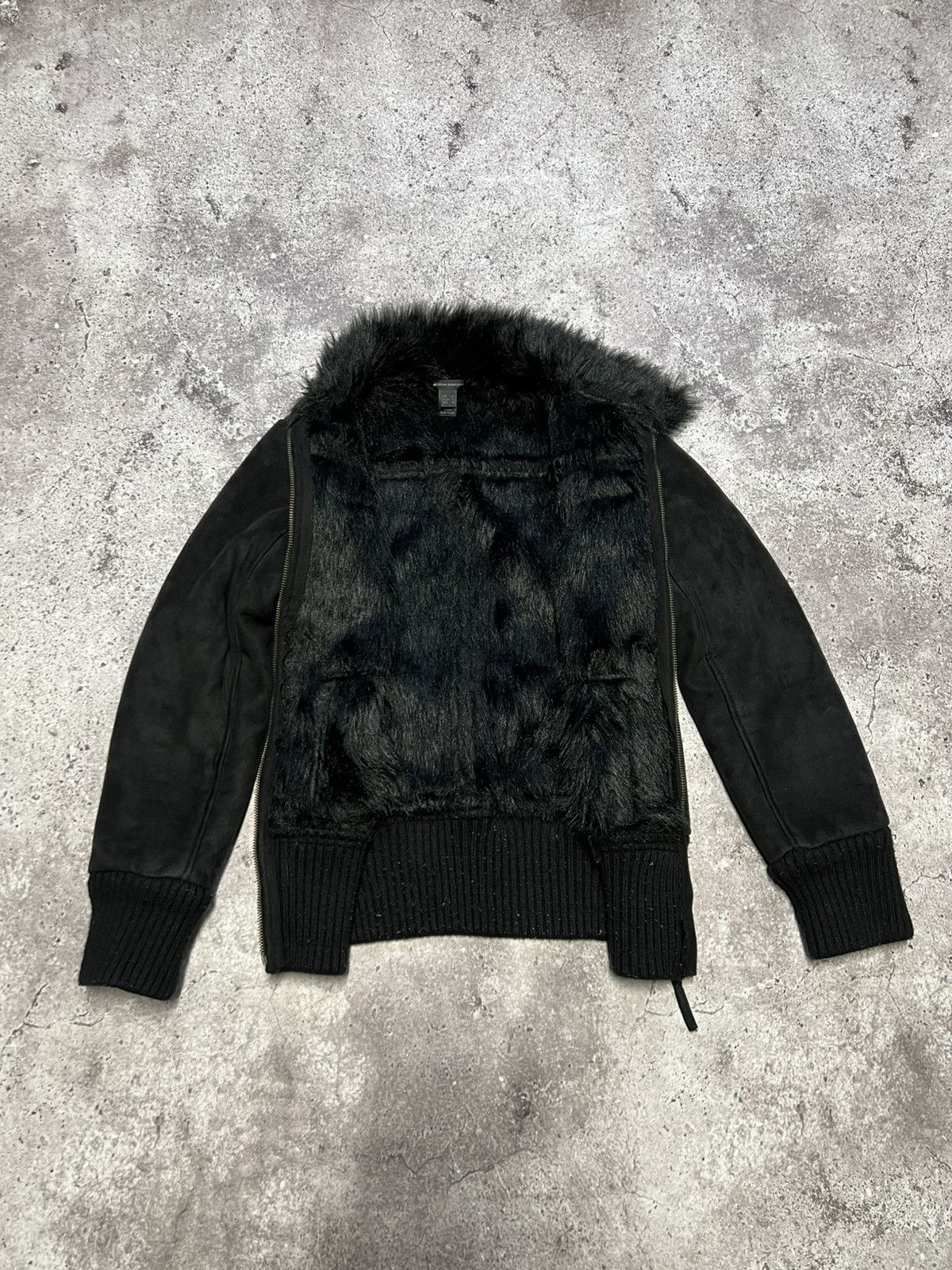 Japanese Brand Vintage Japanese Faux Fur RickOwen's Style Jacket Y2K Size M / US 6-8 / IT 42-44 - 7 Thumbnail