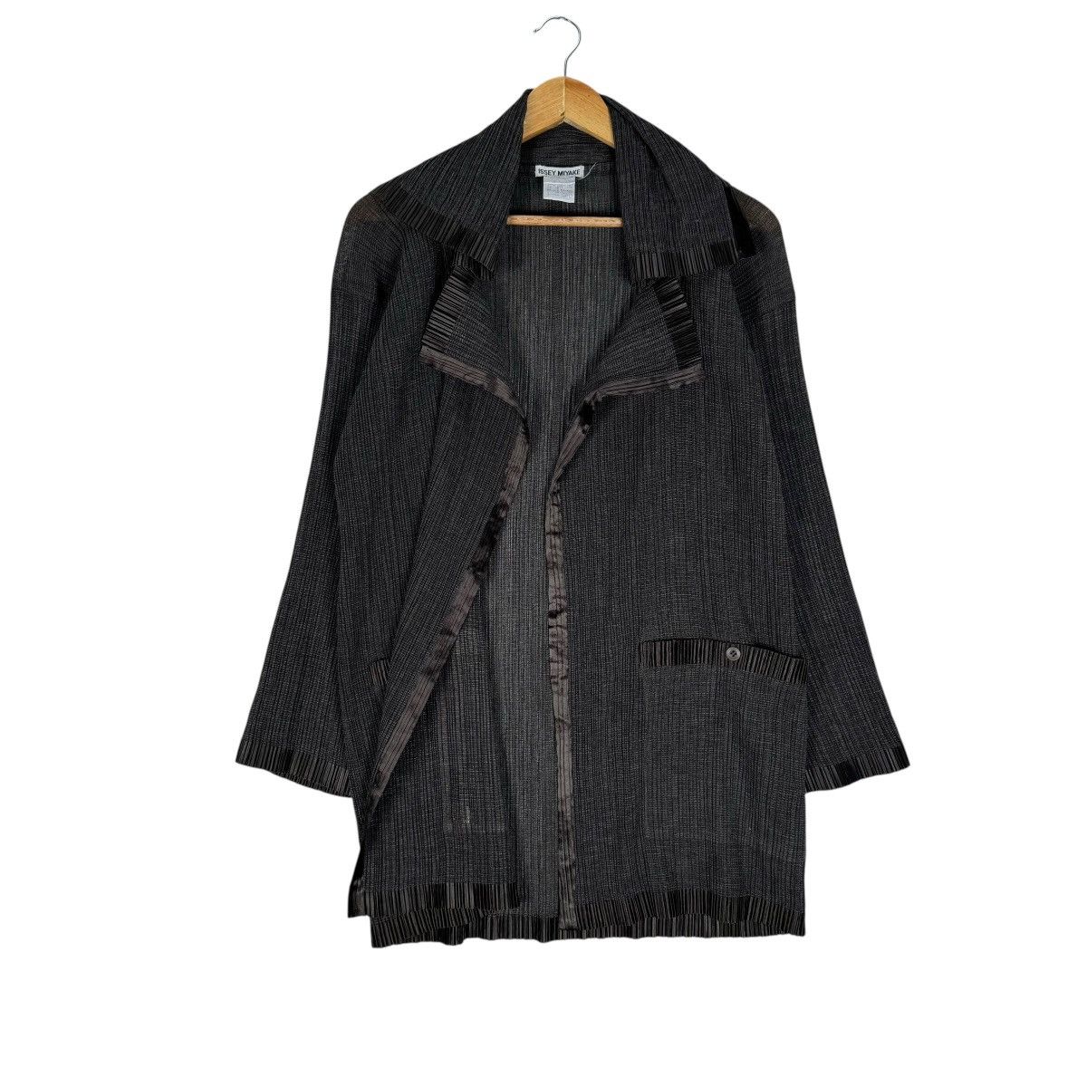 Issey Miyake ☀️ISSEY MIYAKE PLEATS CARDIGAN SWEATER Size M / US 6-8 / IT 42-44 - 8 Thumbnail