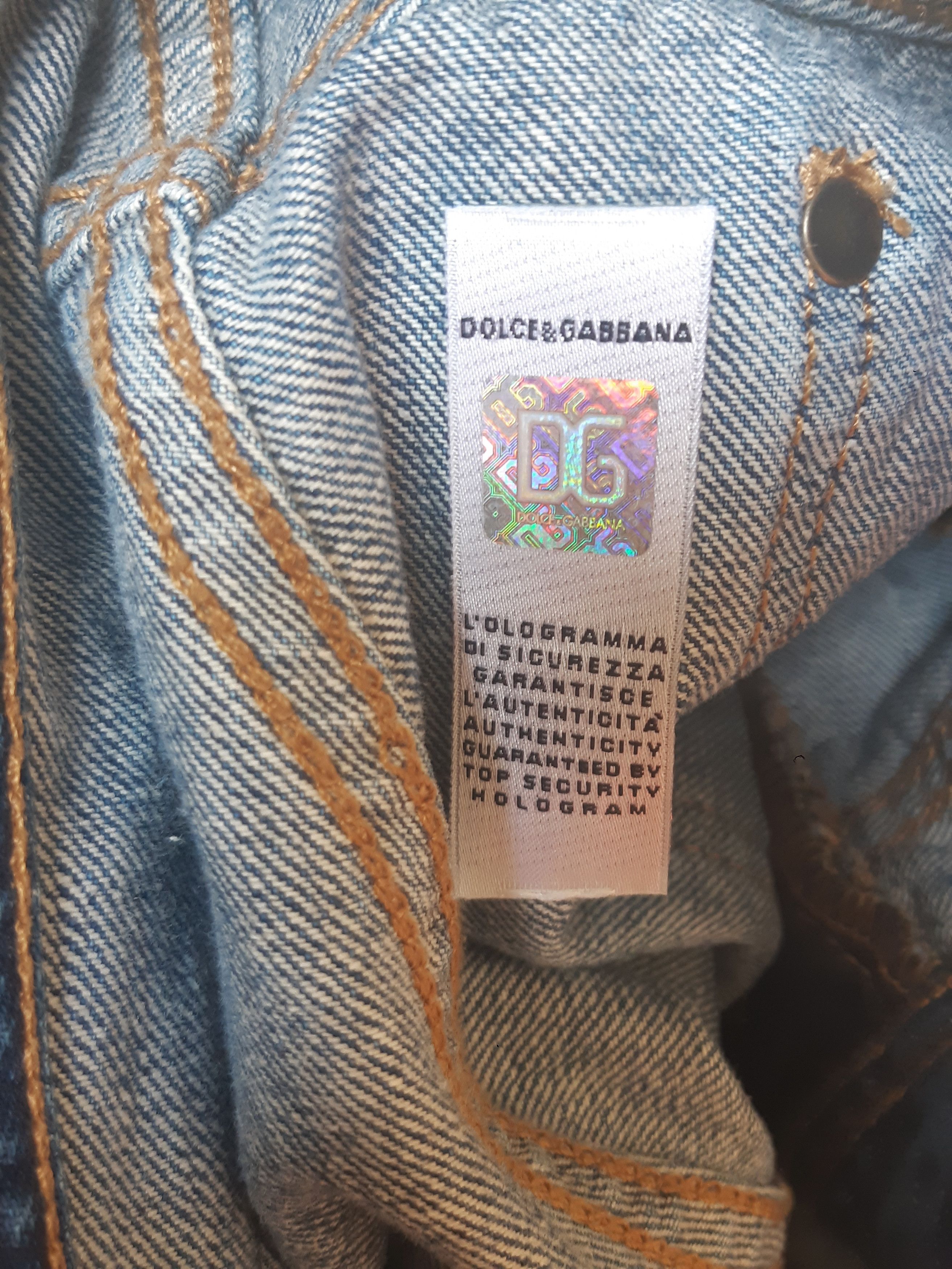 Dolce & Gabbana Rare DOLCE GABBANA Jeanius Mind New Vintage Denim NWT Size US 34 / EU 50 - 13 Thumbnail