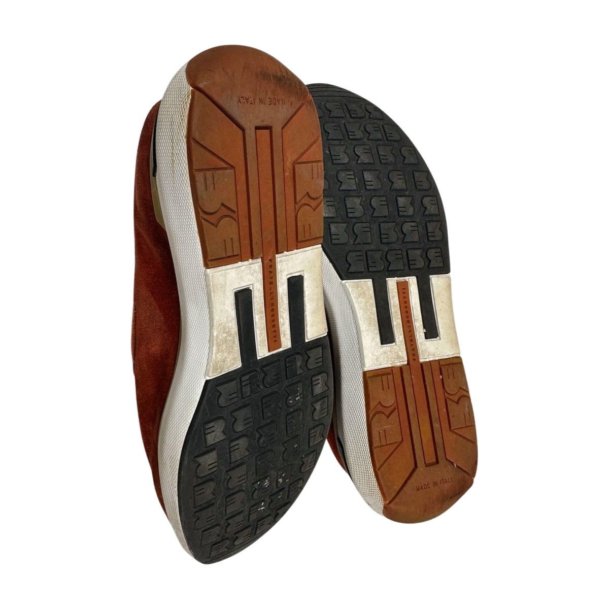 Fratelli Rossetti Fratelli Rossetti Suede Moccasins in Orange, Size 37 Italian Size US 7 / IT 37 - 4 Thumbnail