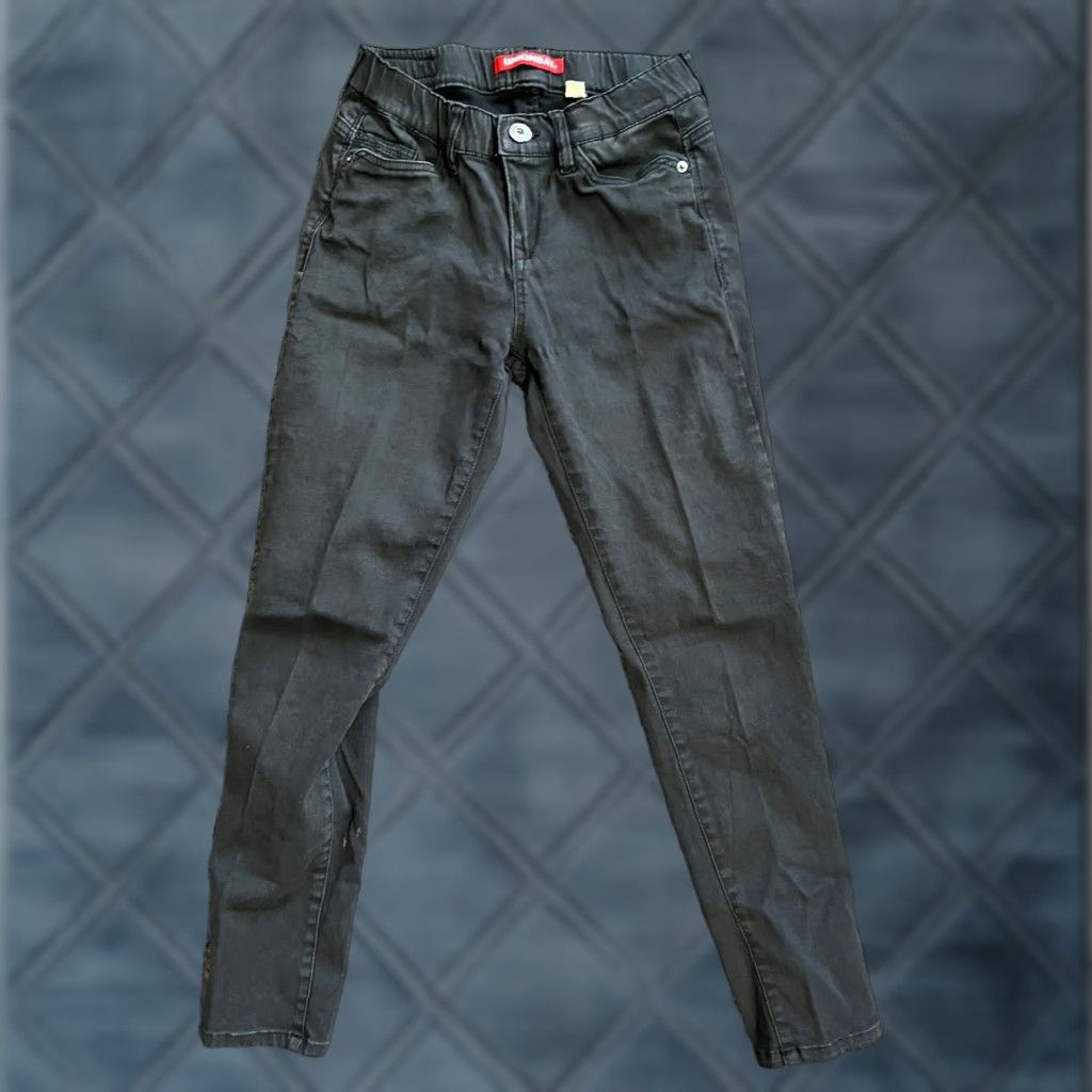 Vintage UNIONBAY Black Jegging Womens 3 Skinny Jeans Stretch Low Rise 5-Pocket Classic Size 26" / US 2 / IT 38 - 1 Thumbnail