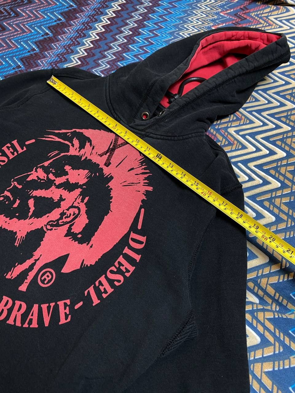 Diesel × Japanese Brand Vintage Diesel Archival Boxy Hoodie Y2K Size US S / EU 44-46 / 1 - 6 Thumbnail