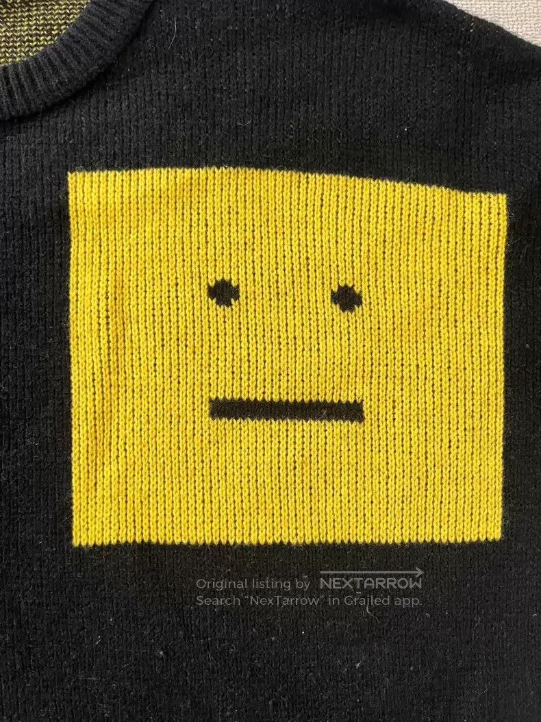Acne Studios Acne Studios Expression Round Neck Knit Sweater, Wool, Bla Size M / US 6-8 / IT 42-44 - 3 Thumbnail