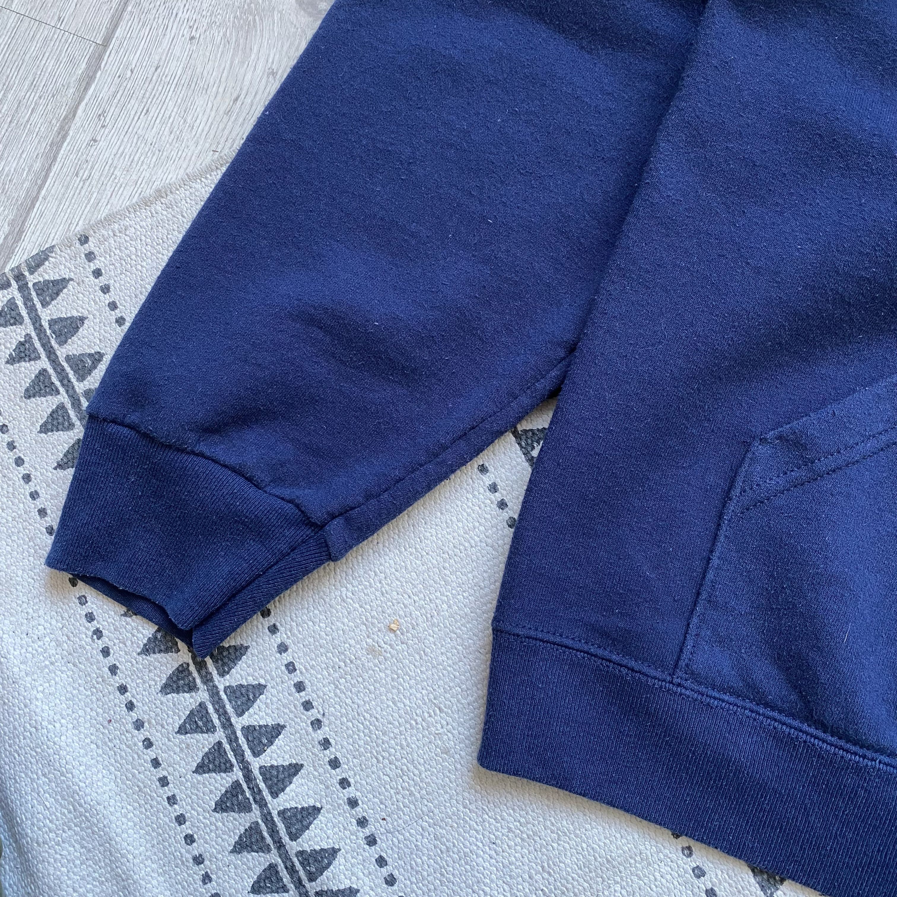 Hanes 🚔 Vintage 90s NYPD hoodie USA New York police official merh Size US M / EU 48-50 / 2 - 5 Thumbnail