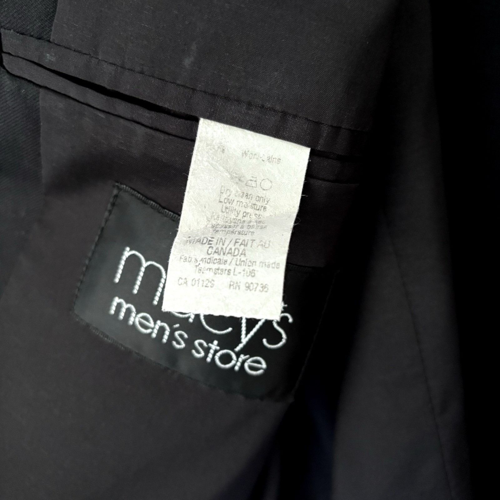 Ralph Lauren Ralph Lauren Sport Coat Blazer Size 46R Black Wool Suit Jack Size 46R - 8 Thumbnail