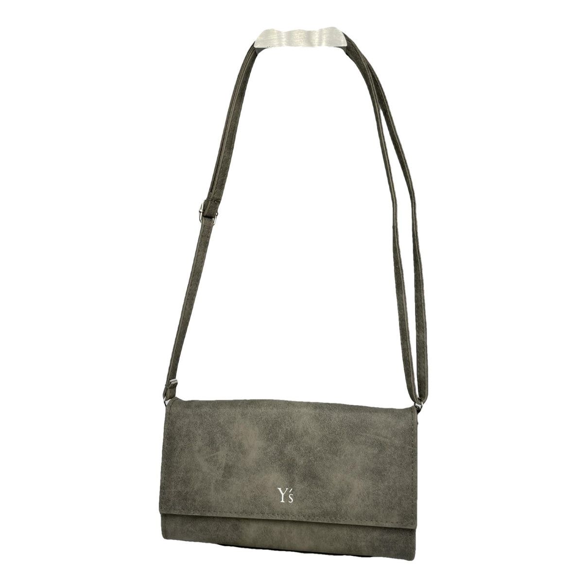 Grey Suede Handbag
