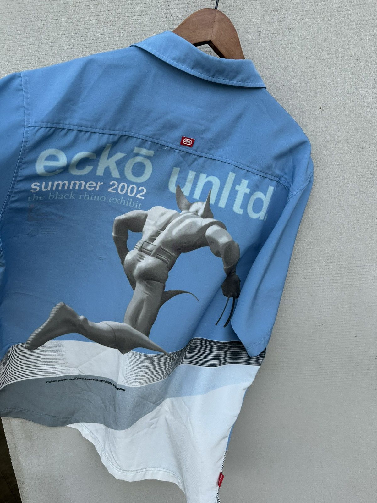 Ecko Unltd. × Vintage Vintage Ecko x Marvel shirt- rare - streetwear Size US L / EU 52-54 / 3 - 10 Thumbnail