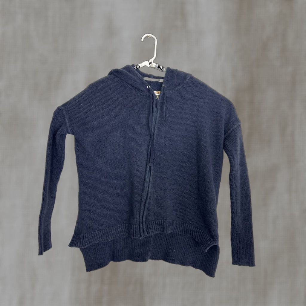 Athleta Athleta Revive Navy Knit Hoodie Full Zip Women’s Medium Size M / US 6-8 / IT 42-44 - 1 Thumbnail
