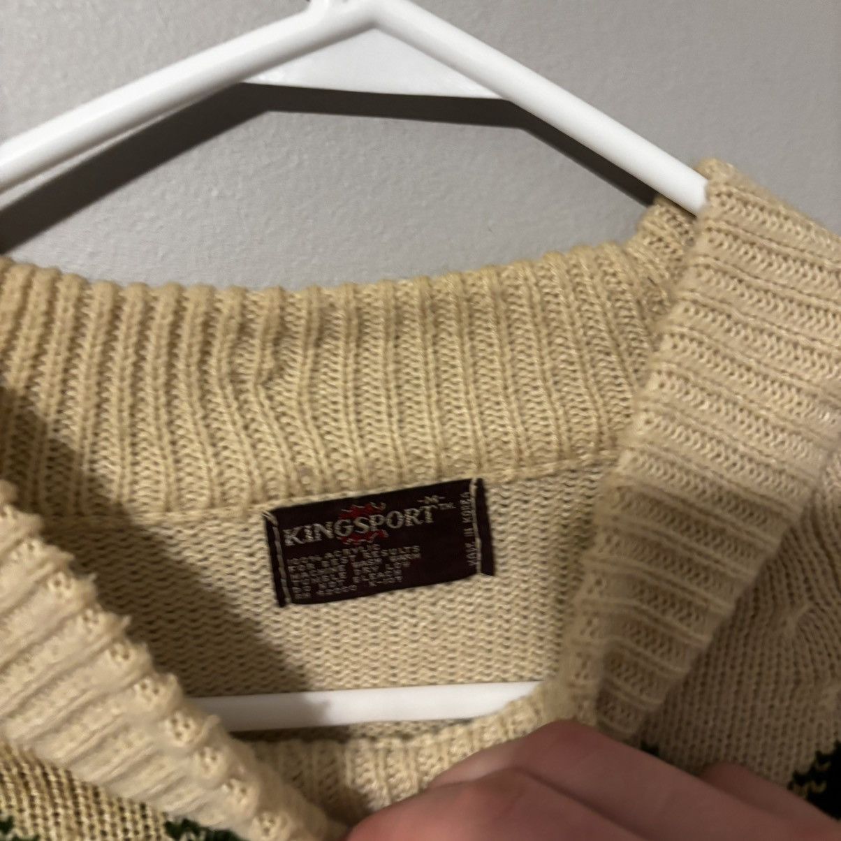 Vintage True Vintage 1970s Nordic Style Pattern Knit Sweater Size US M / EU 48-50 / 2 - 2 Thumbnail
