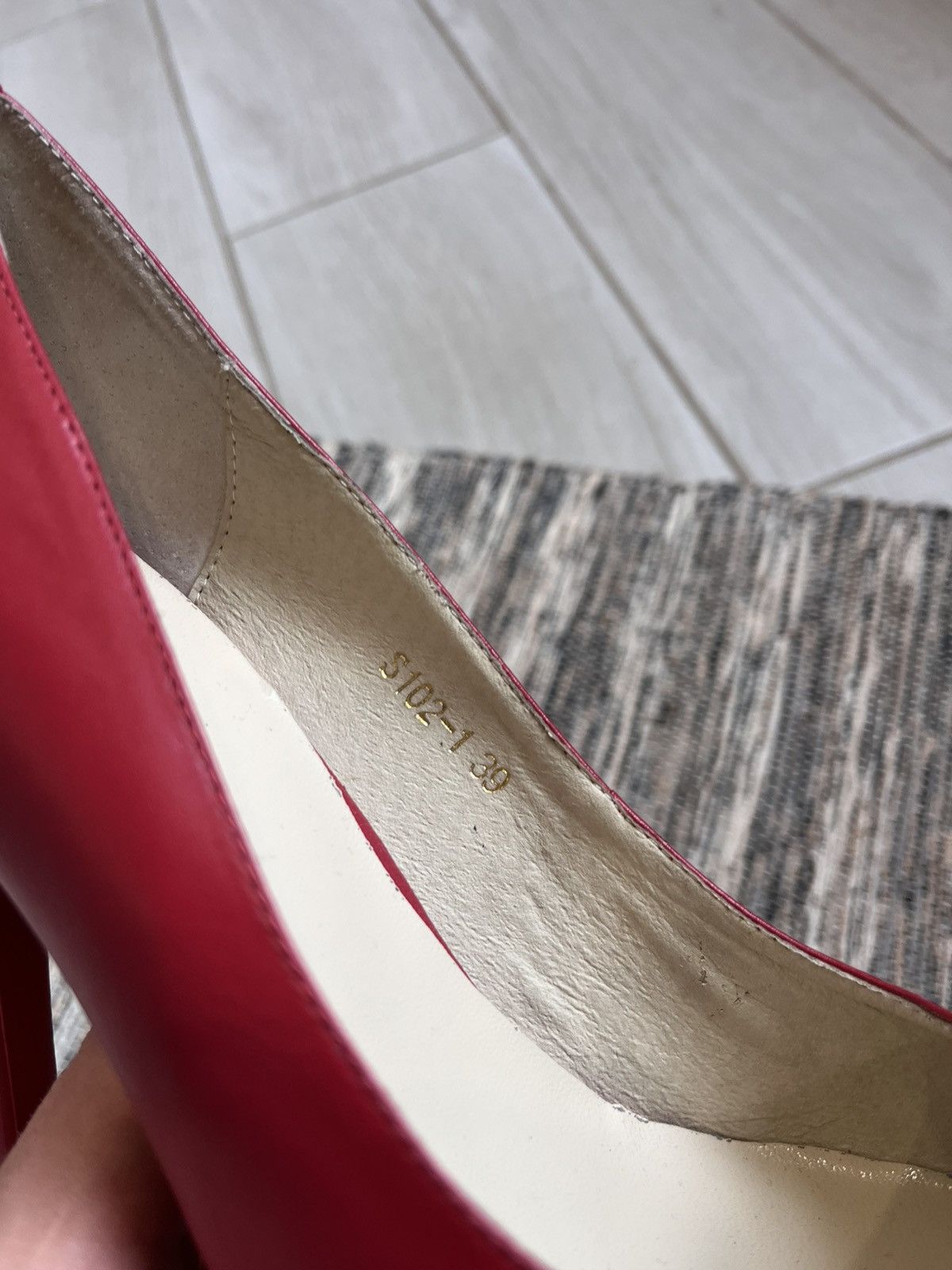 Vintage × Yves Saint Laurent Vintage Yves Saint Laurent high Heels Red Leather shoes Size US 9 / IT 39 - 17 Thumbnail