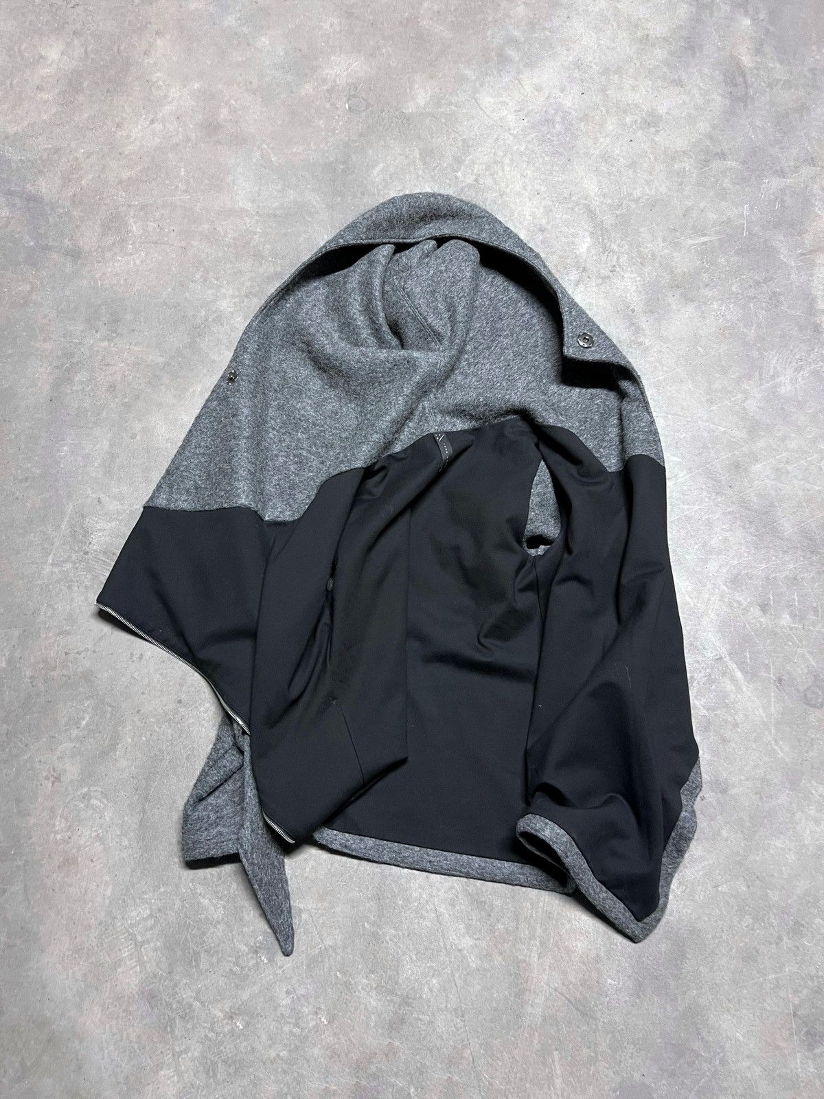 Rick Owens Italian Thumb Hole Asymmetrical Zip Japanese Rick Jacket Size M / US 6-8 / IT 42-44 - 7 Thumbnail