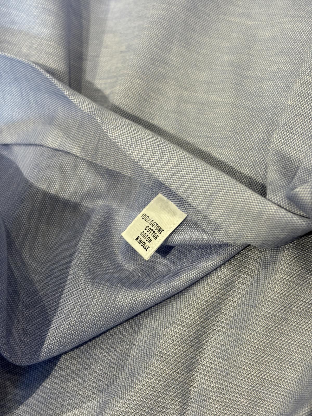 Kiton Kiton Light Blue Stretch Cotton Jersey Shirt Size US XL / EU 56 / 4 - 8 Thumbnail