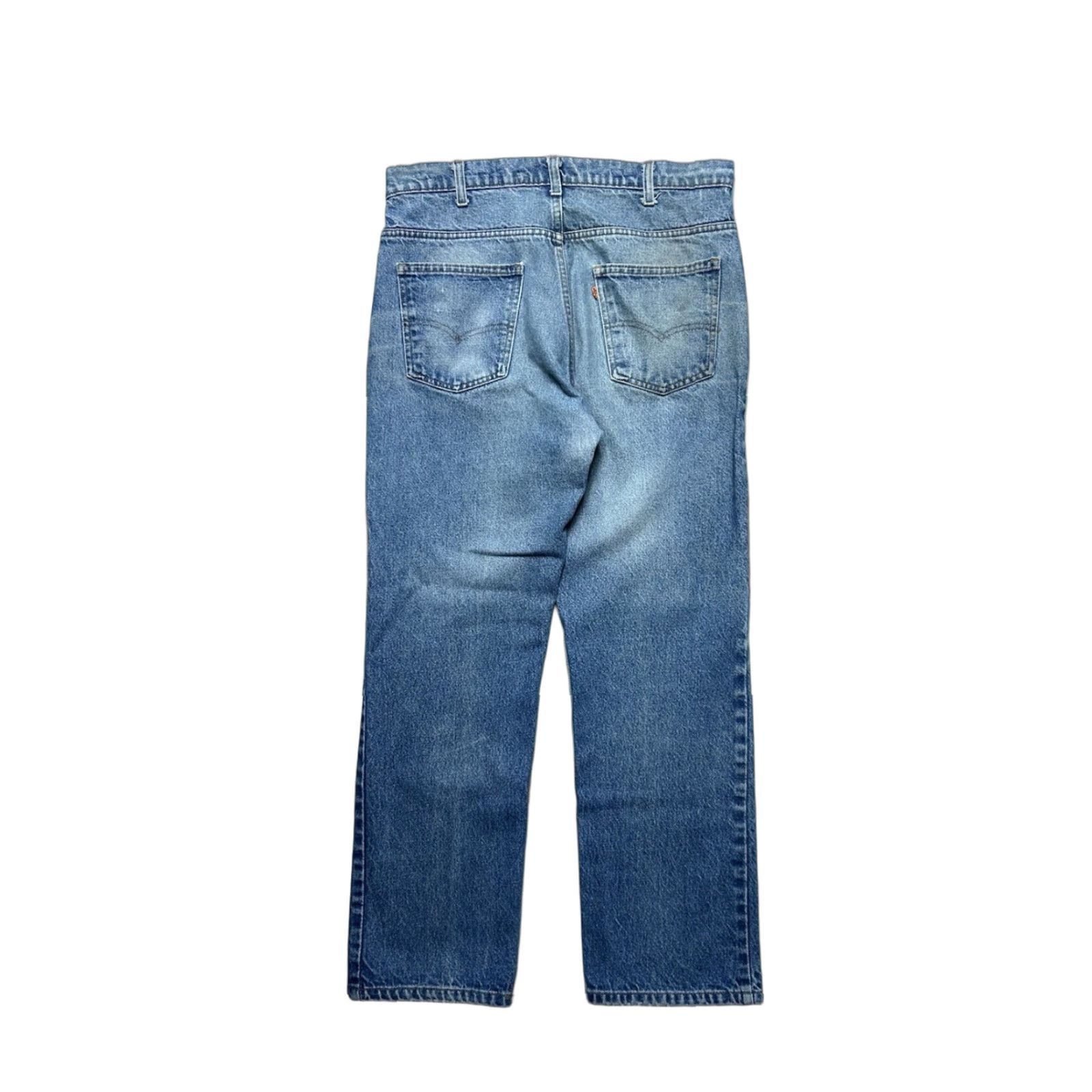 Levi's VINTAGE Levi’s 517 Jeans Orange Tab 80s Straight Leg 34x29 Mens Denim Distressed Size US 34 / EU 50 - 1 Thumbnail