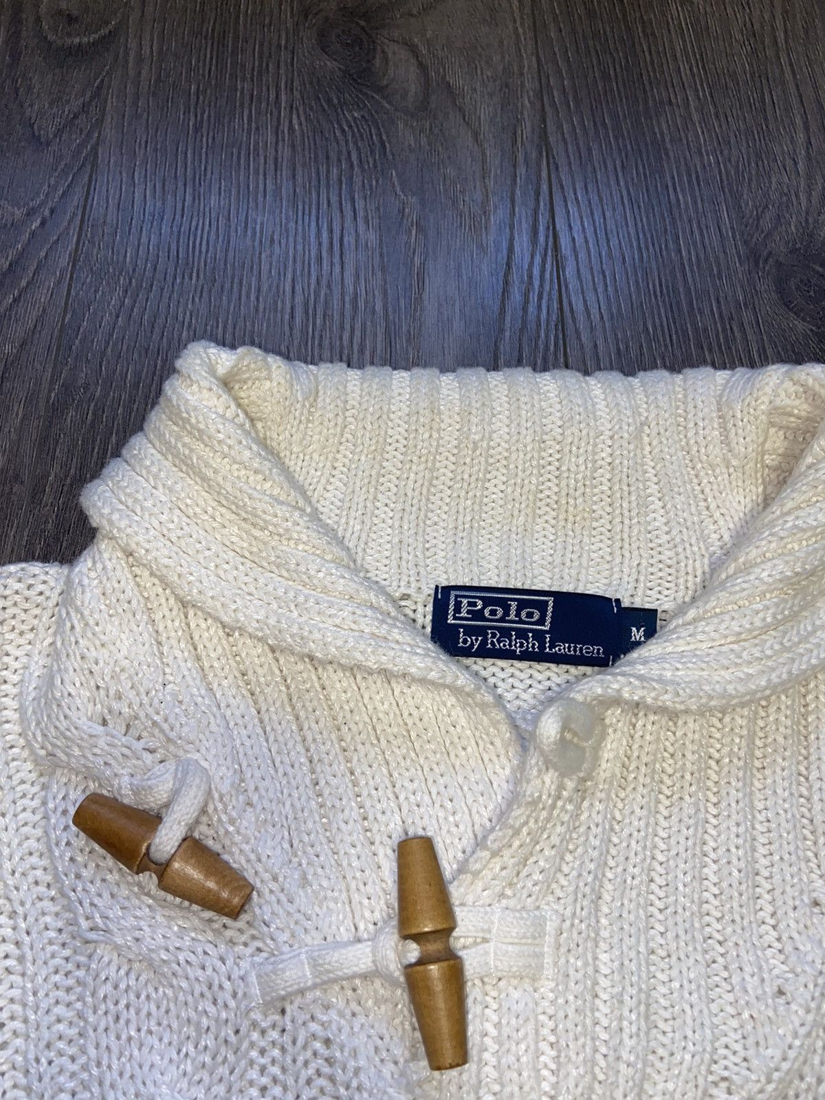 Japanese Brand × Ralph Lauren × Vintage POLO RALPH LAUREN VINTAGE 2000’s KNITTED WHITE SWEATSHIRT Size US M / EU 48-50 / 2 - 4 Thumbnail