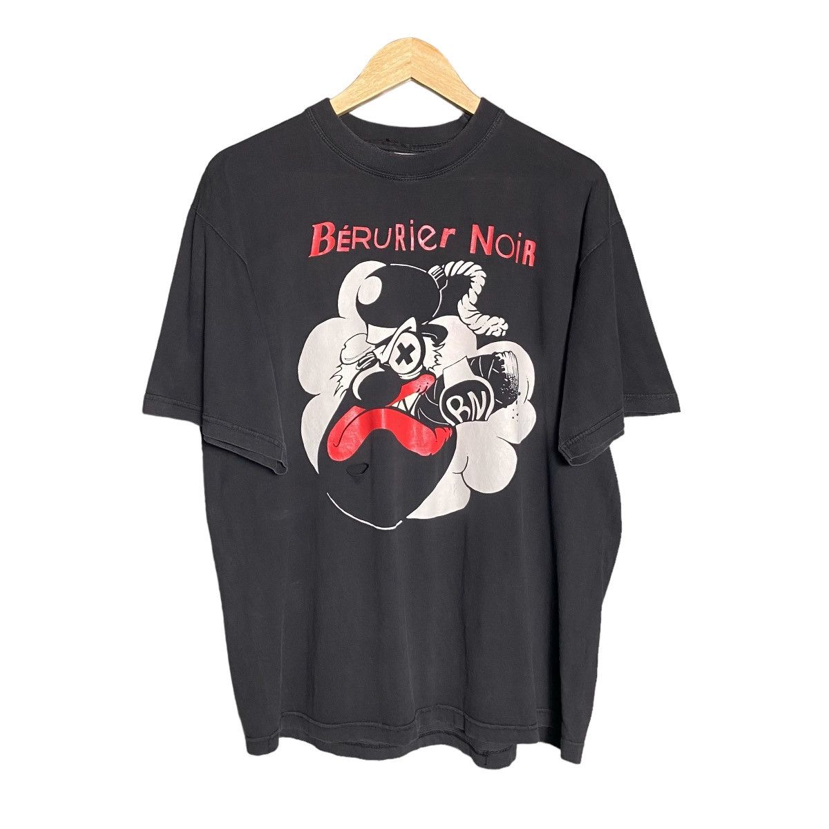 Band Tees Vintage 90s Berurier Noir Hardcore Punk Band Tee Size US XL / EU 56 / 4 - 1 Thumbnail