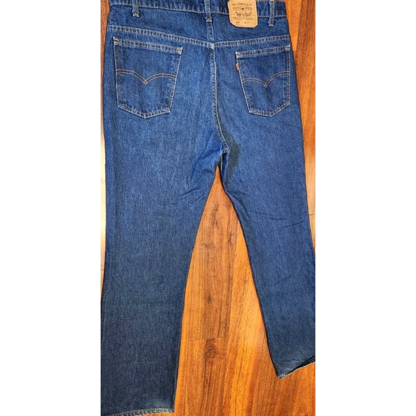 Levi's VINTAGE Levi's 517 Jeans Men Bootcut 38x32 Blue USA MADE 40517-0215 Size US 38 / EU 54 - 3 Thumbnail